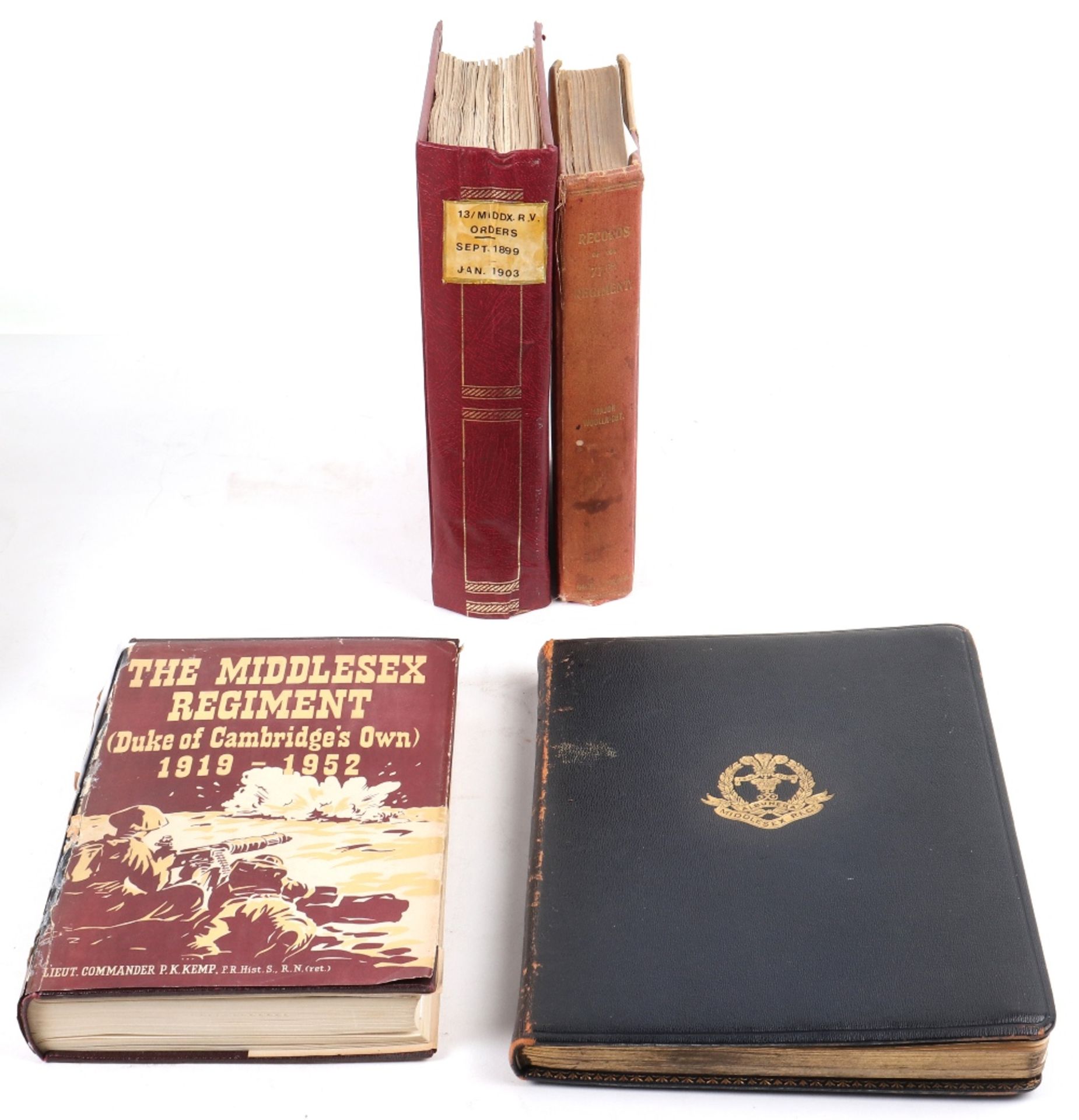 Collection of Books on the Middlesex Regiment