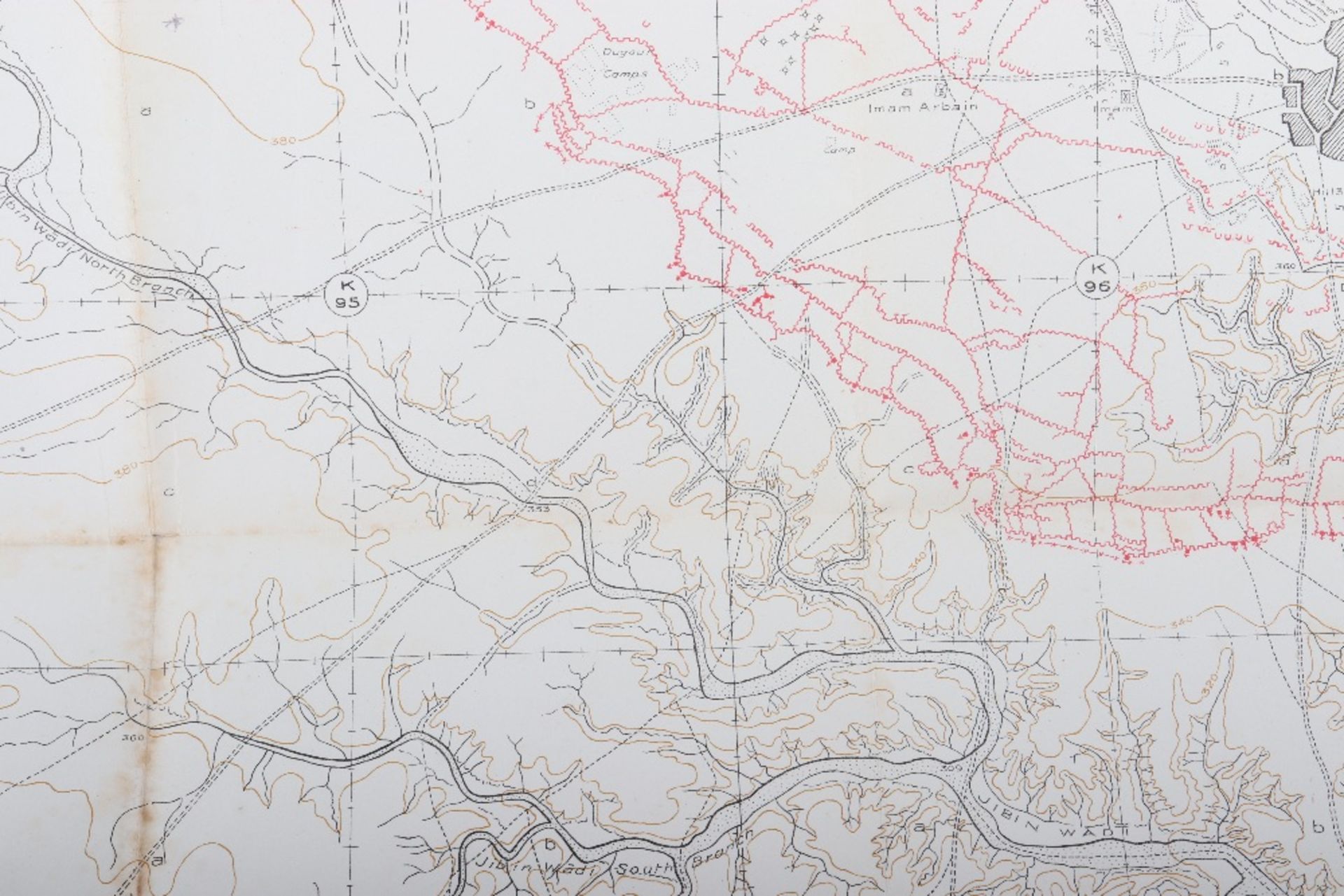 WWI Trench Linen Maps of Mesopotamia - Bild 5 aus 21