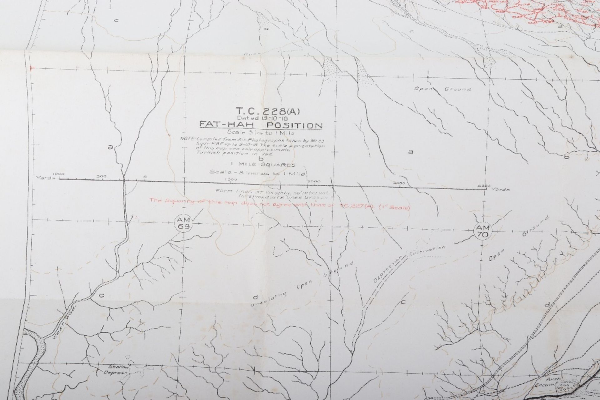 WWI Trench Linen Maps of Mesopotamia - Bild 8 aus 21