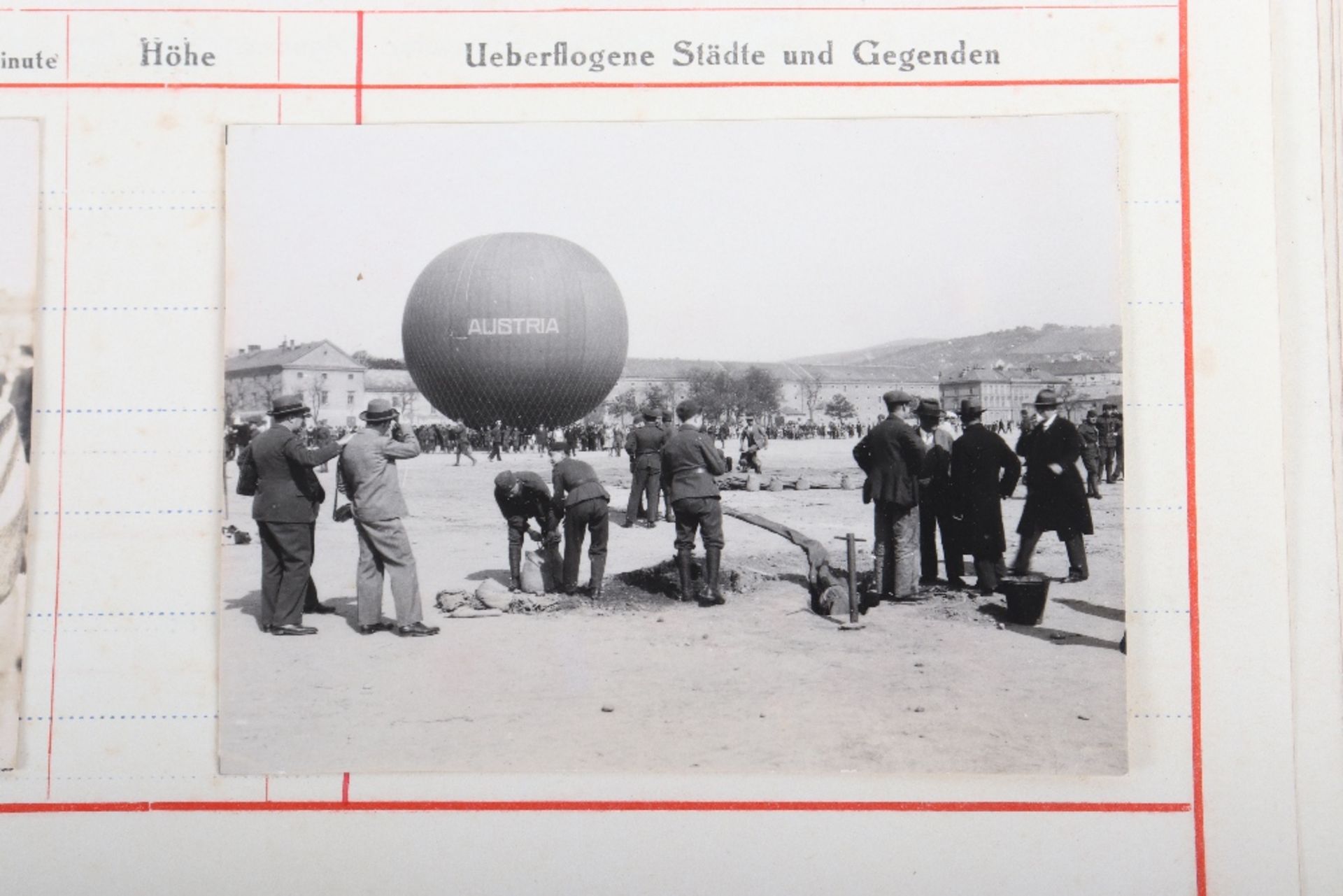 Substantial and Unusual "Log Book" of a Balloon Flight Across Europe in 1928 by Gustav P. Stollwerc - Bild 20 aus 20