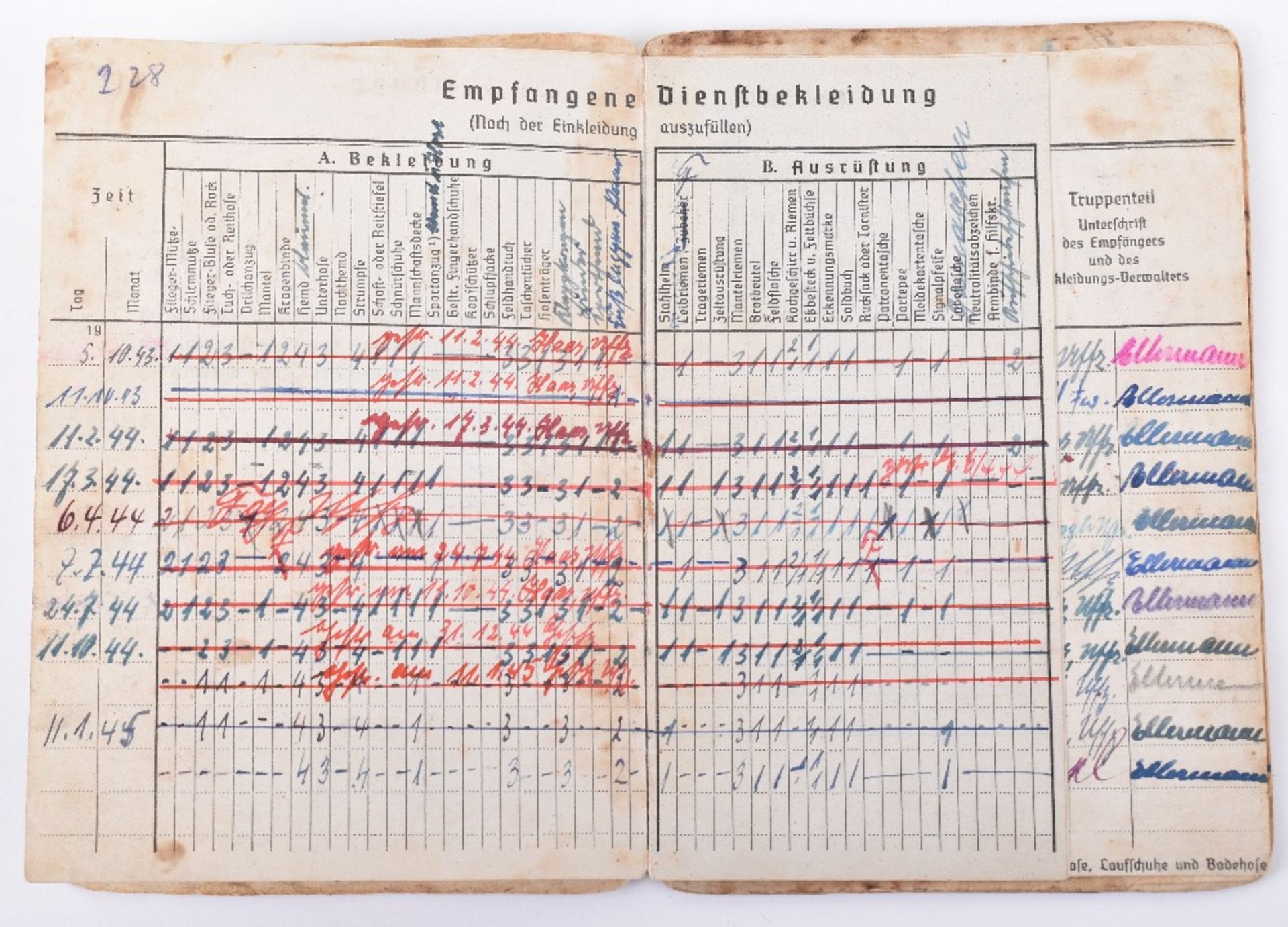 Outstanding and Historically Interesting Luftwaffe Photograph Album, Log Book and Soldbuch of Observ - Image 85 of 96