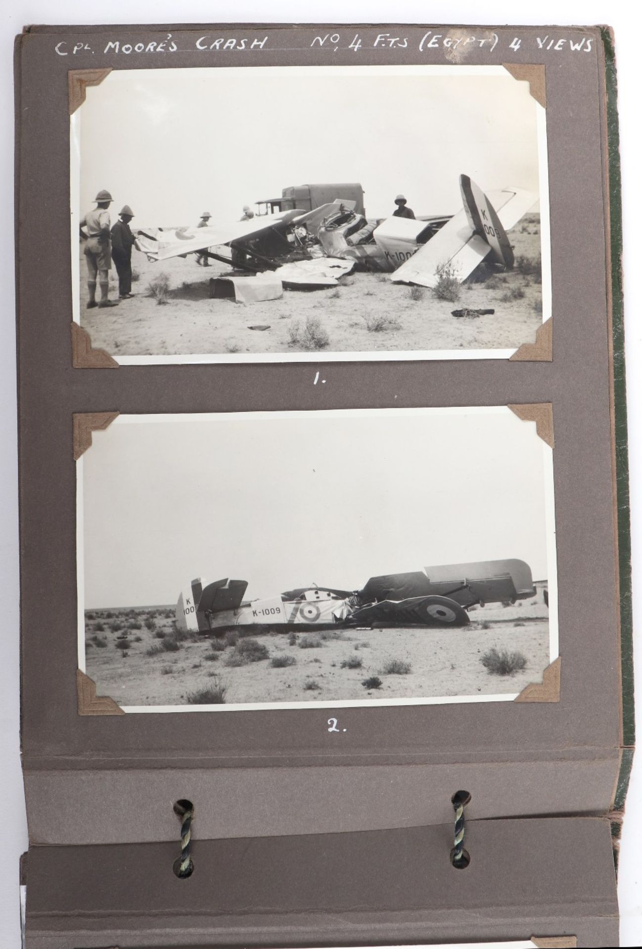 Photograph Album No 8 Bomber Squadron RAF, Aden, 1931 & Egypt etc - Bild 49 aus 51