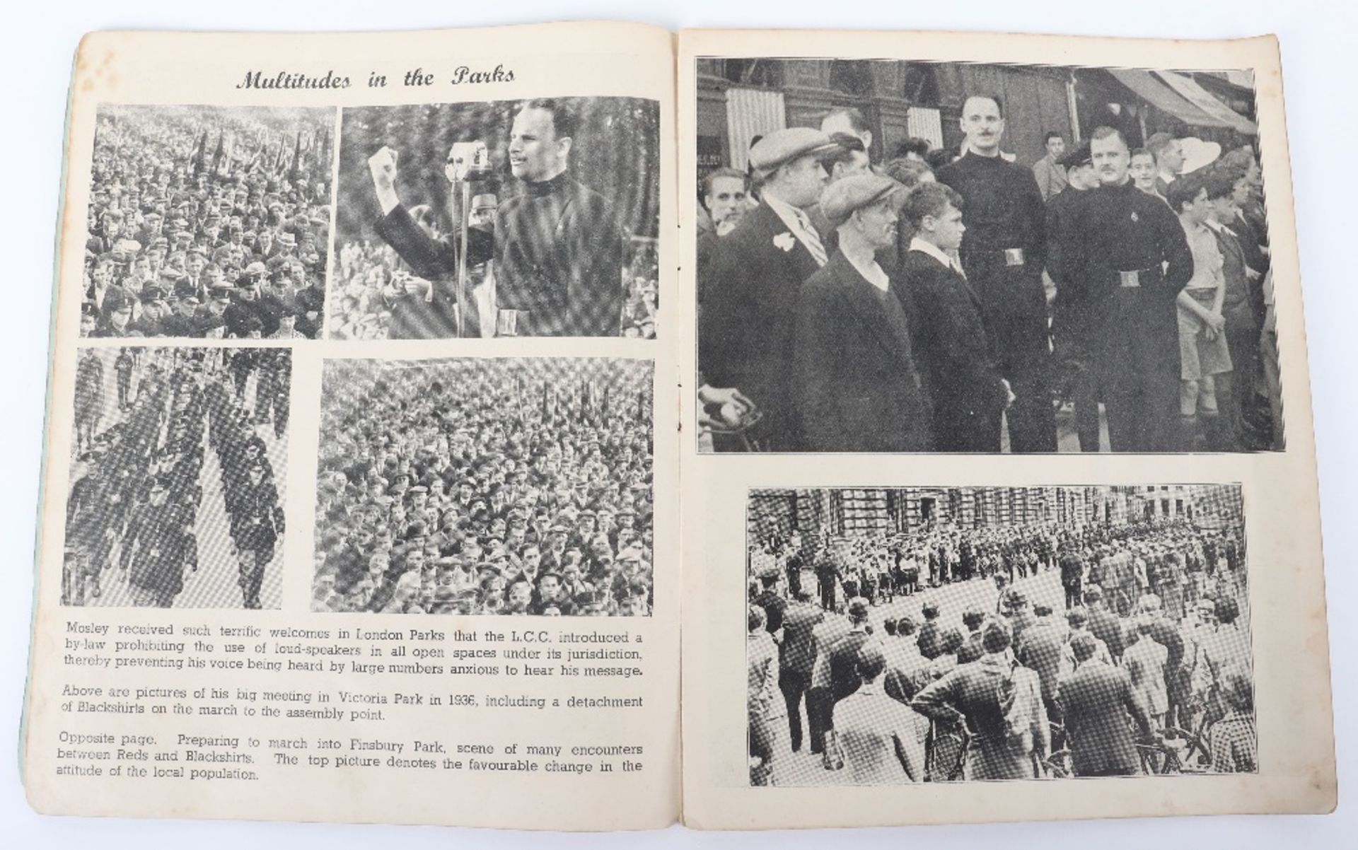 Important Collection of Photographs and Printed Material Relating to Oswald Mosley British Union of - Bild 2 aus 7