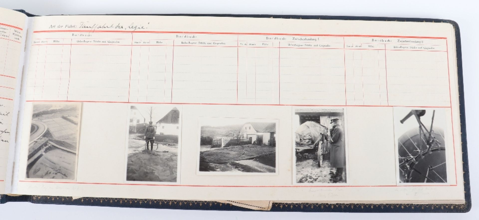 Substantial and Unusual "Log Book" of a Balloon Flight Across Europe in 1928 by Gustav P. Stollwerc - Bild 14 aus 20