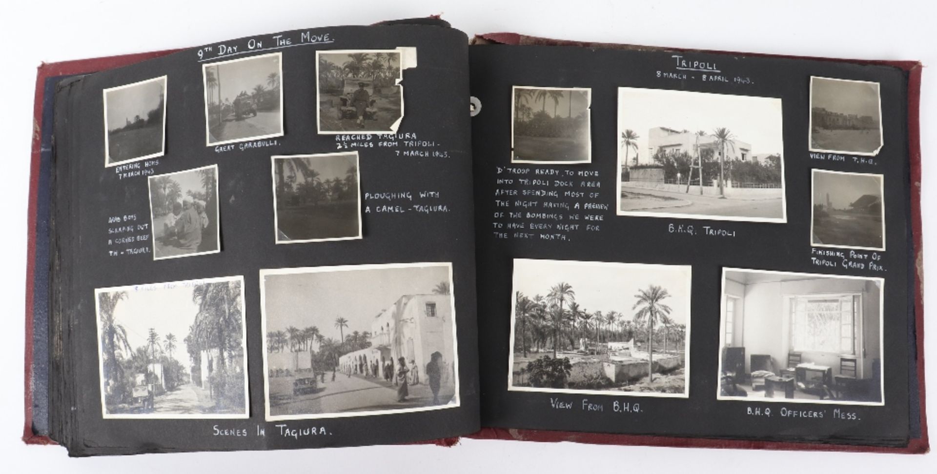 Comprehensive and Very Well Captioned, British Artillery Officer's Photograph Album, WWII Desert Cam - Bild 4 aus 5