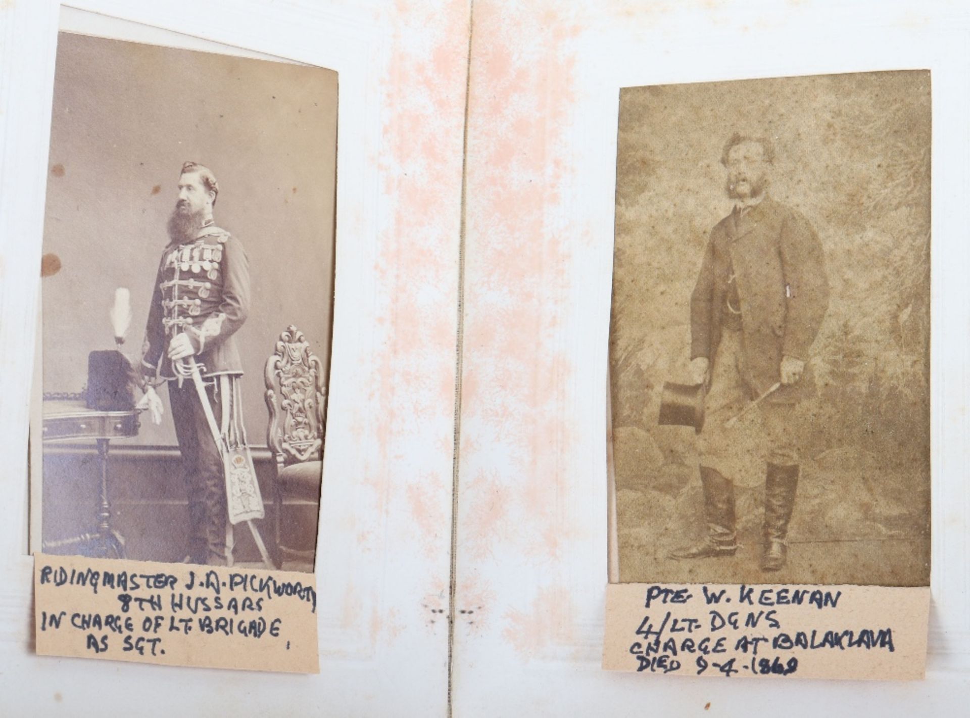 Carte de Visite Album with Military Personalities - Bild 8 aus 12