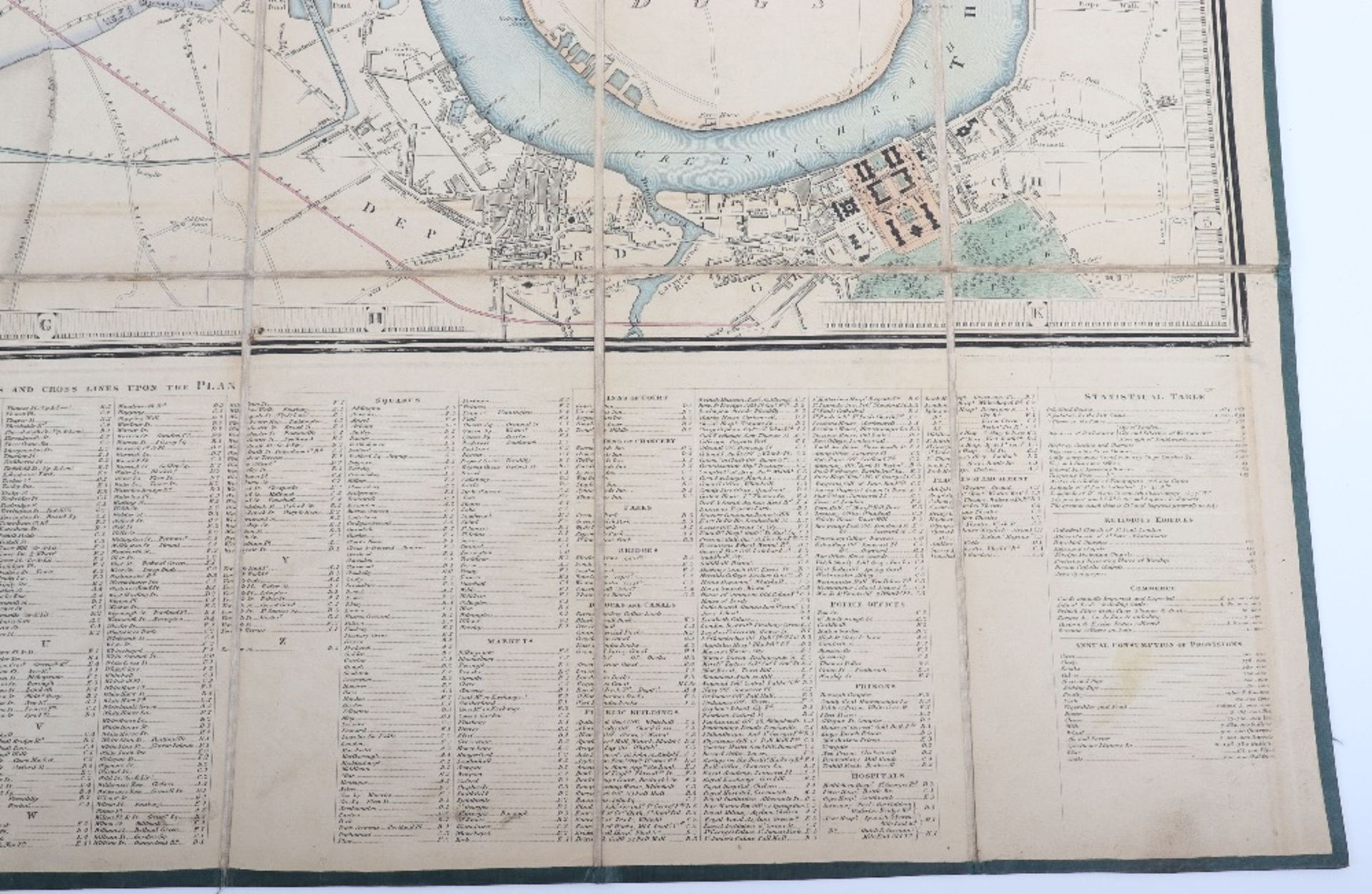 Original Map Plan of London and Westminster and the Borough of Southwark by Wyld 1838 - Bild 17 aus 21