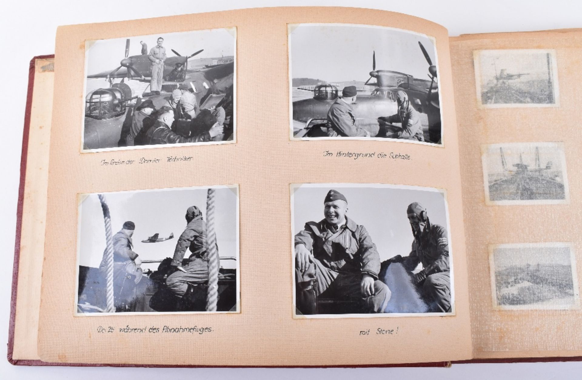 Outstanding and Historically Interesting Luftwaffe Photograph Album, Log Book and Soldbuch of Observ - Image 44 of 96