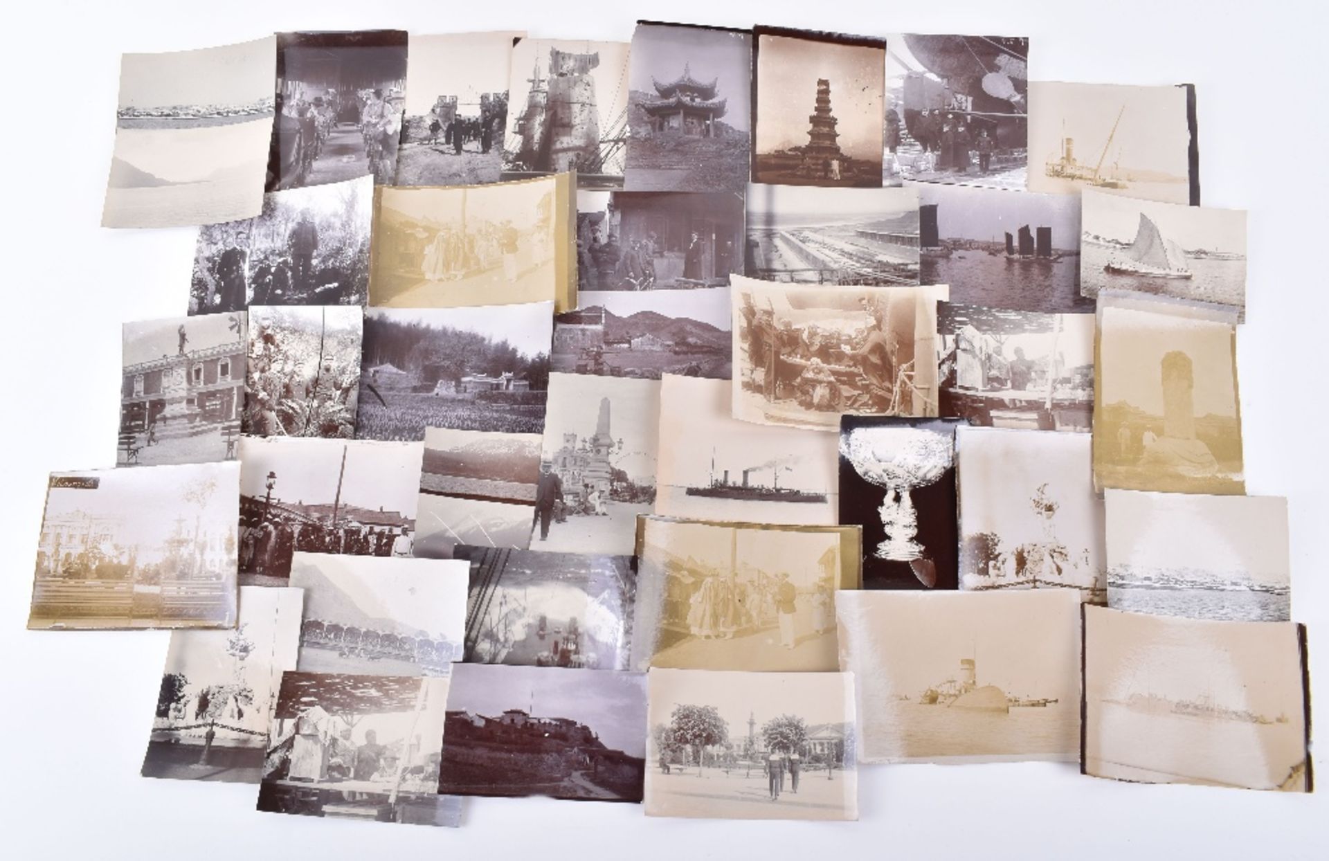 Collection of Original Photographs Taken by Italian Naval Contingent in China at time of Boxer Rebel - Bild 7 aus 8