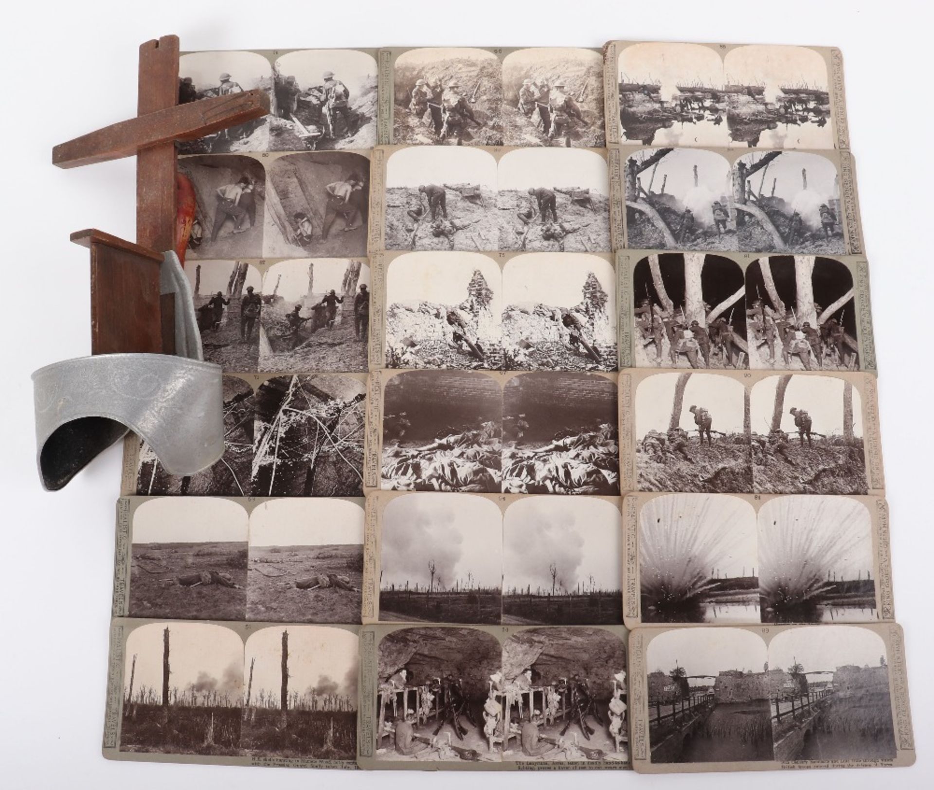 Original Great War Stereo Photographs with Viewer