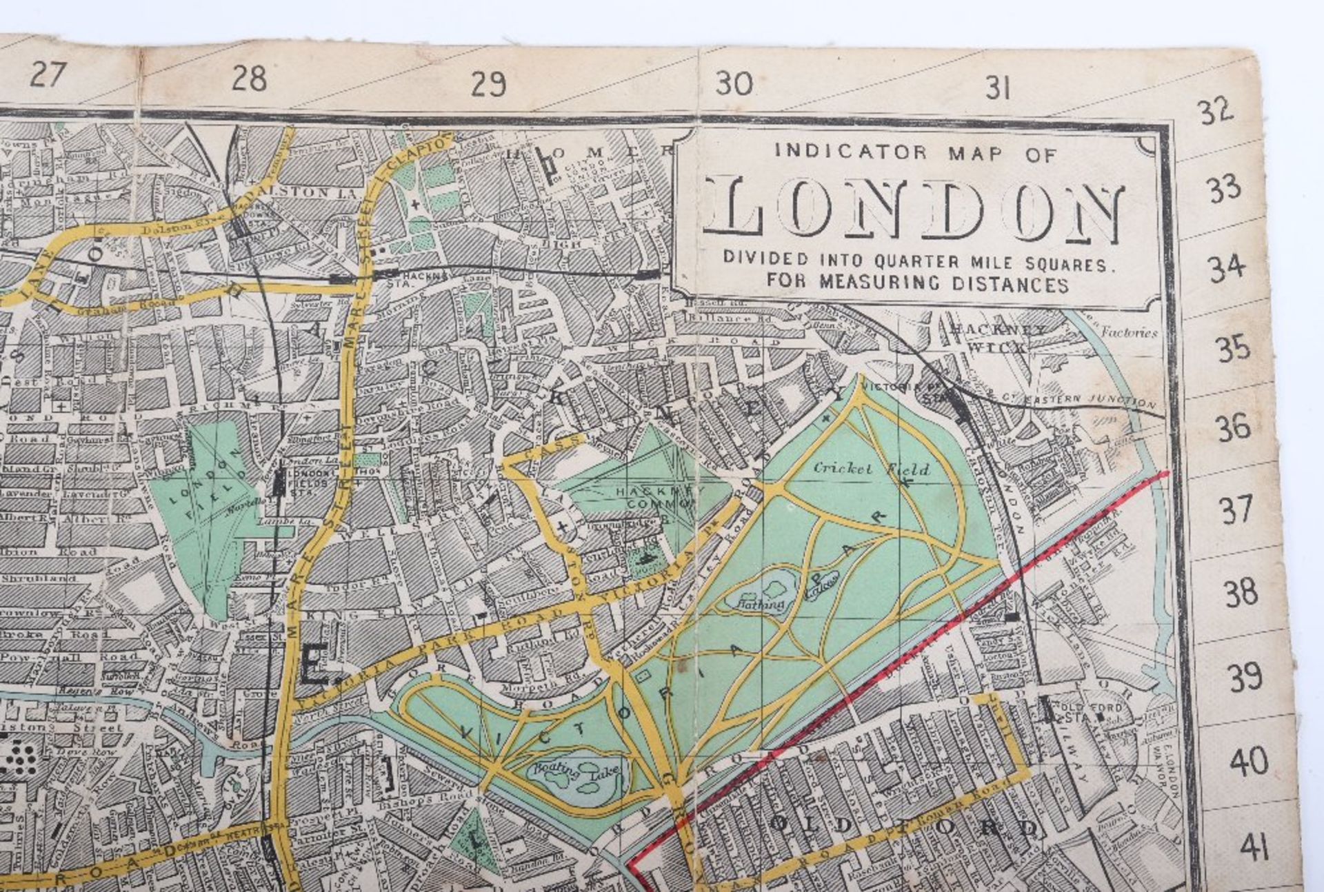 Original Map Plan of London and Westminster and the Borough of Southwark by Wyld 1838 - Bild 9 aus 21