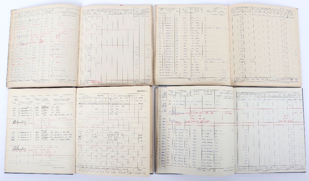 Interesting Royal Air Force Log Books and Photograph Album to Squadron Leader C.J.Phillips 120 Squad - Image 3 of 5