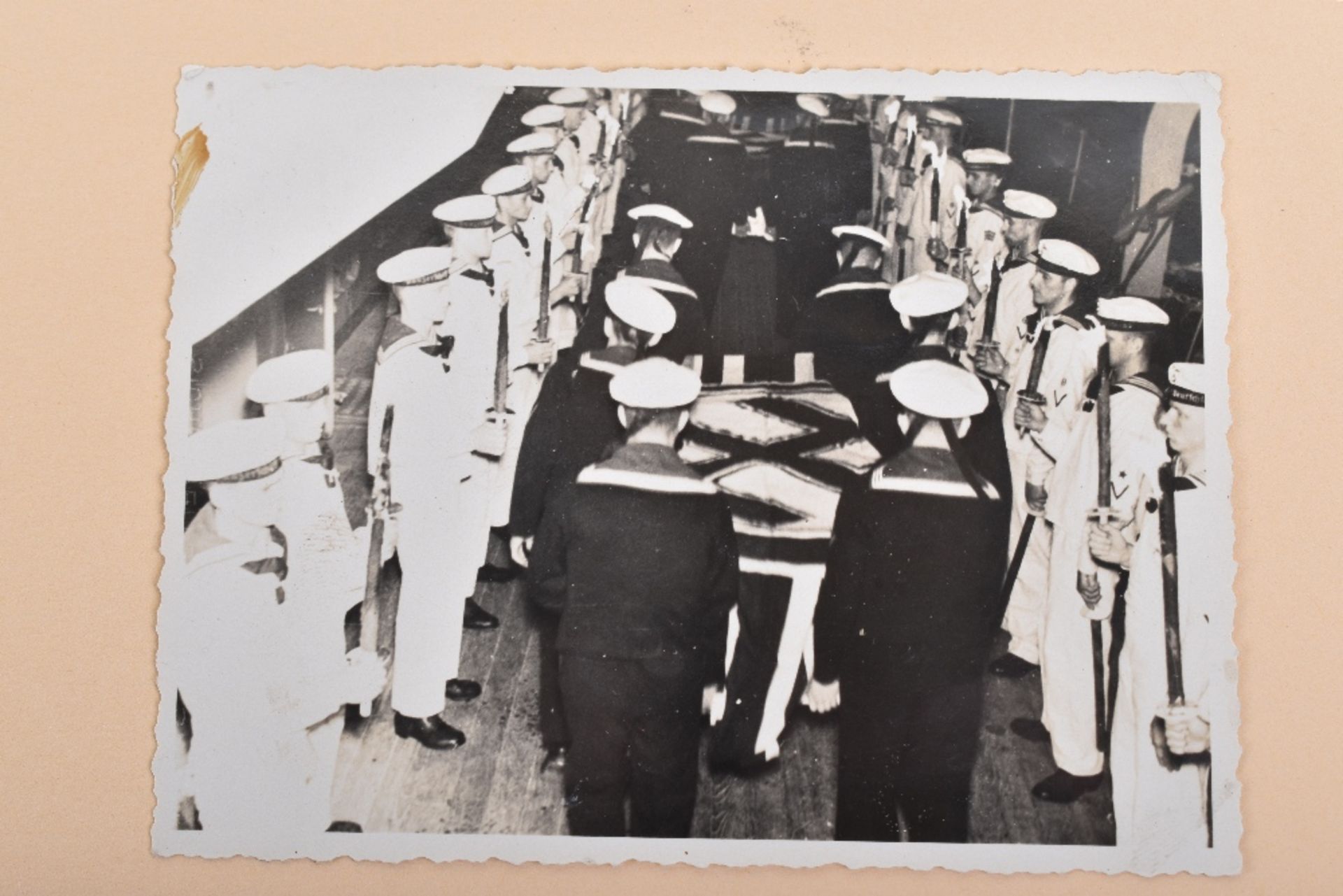 Third Reich Photograph Album Compiled by a Crewman of the German Heavy Cruiser Panzerschiff Admiral - Bild 8 aus 24