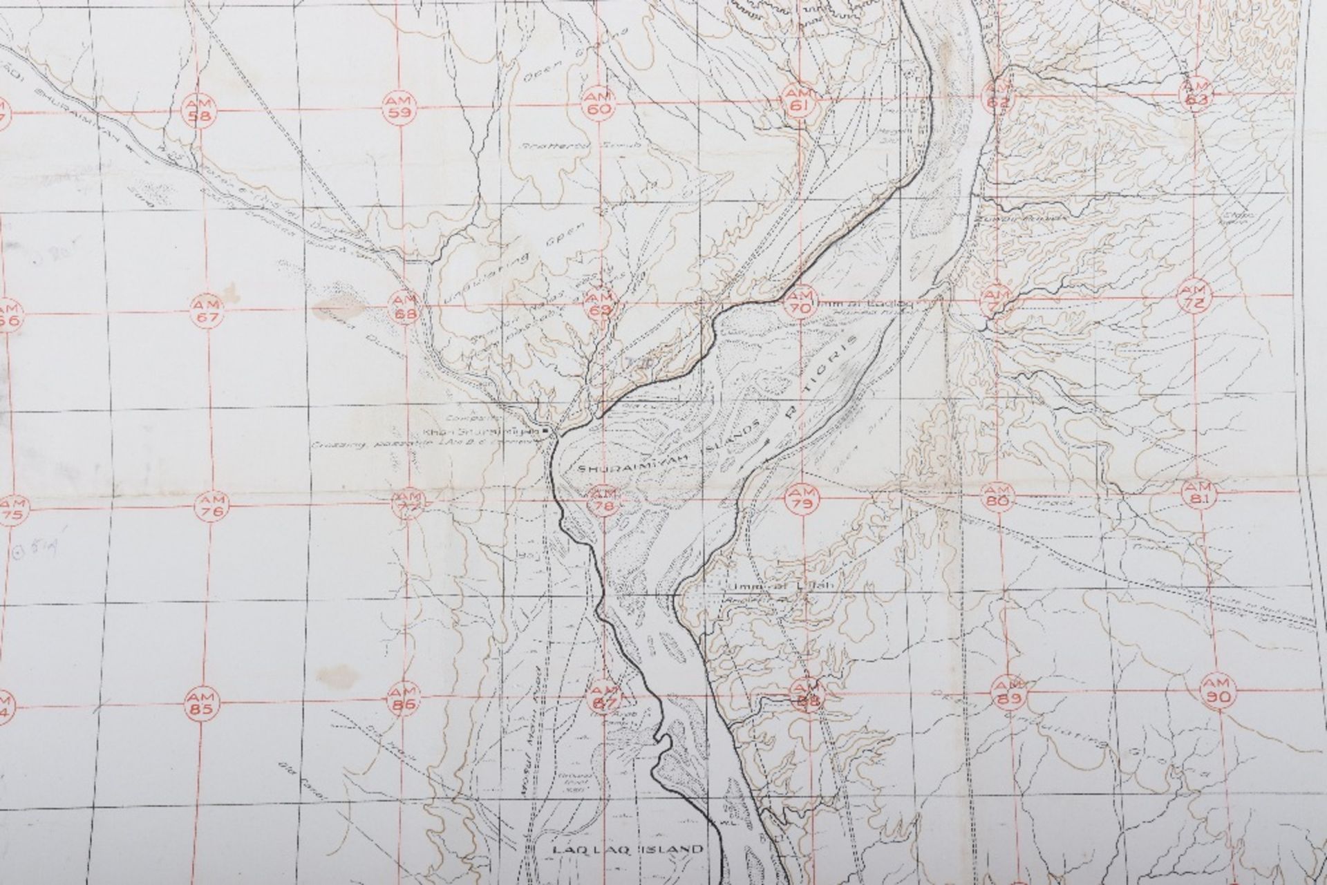 WWI Trench Linen Maps of Mesopotamia - Bild 19 aus 21