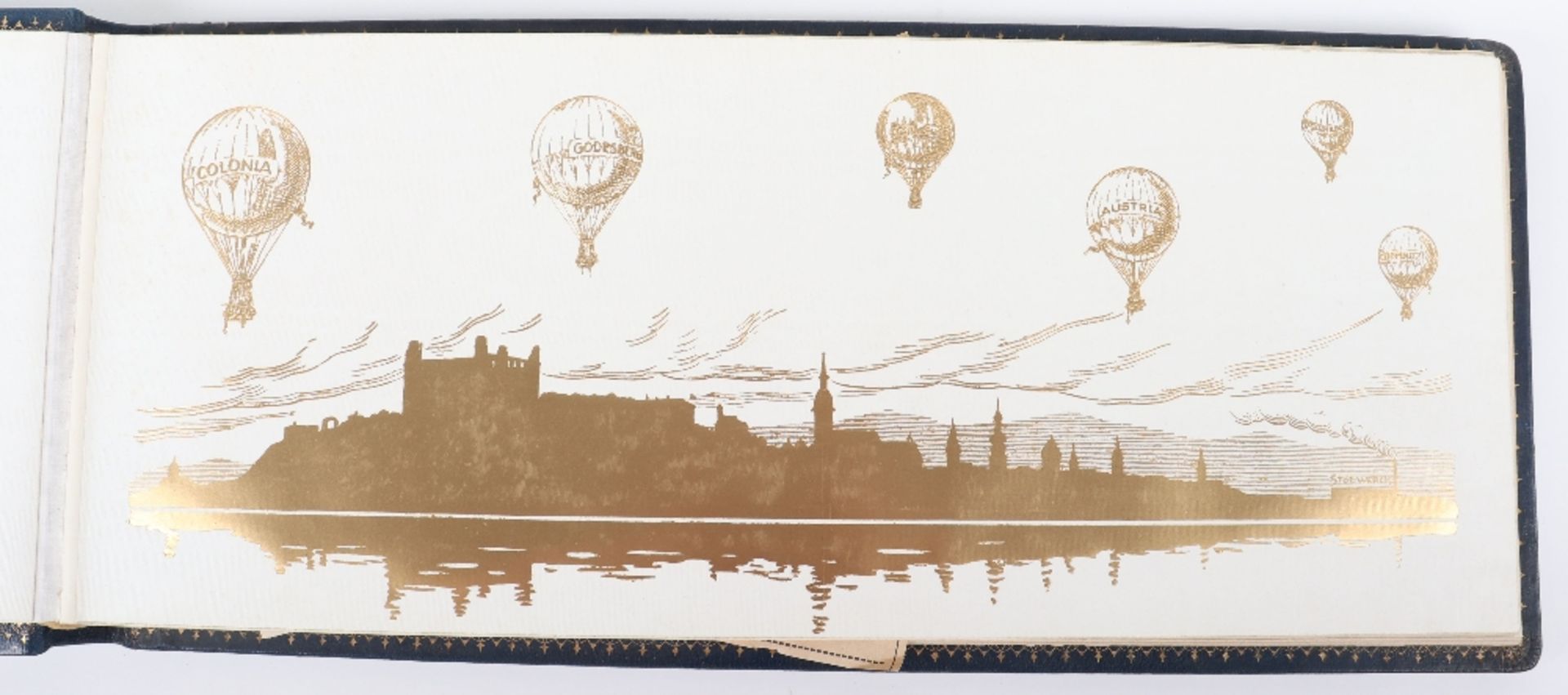 Substantial and Unusual "Log Book" of a Balloon Flight Across Europe in 1928 by Gustav P. Stollwerc - Bild 12 aus 20