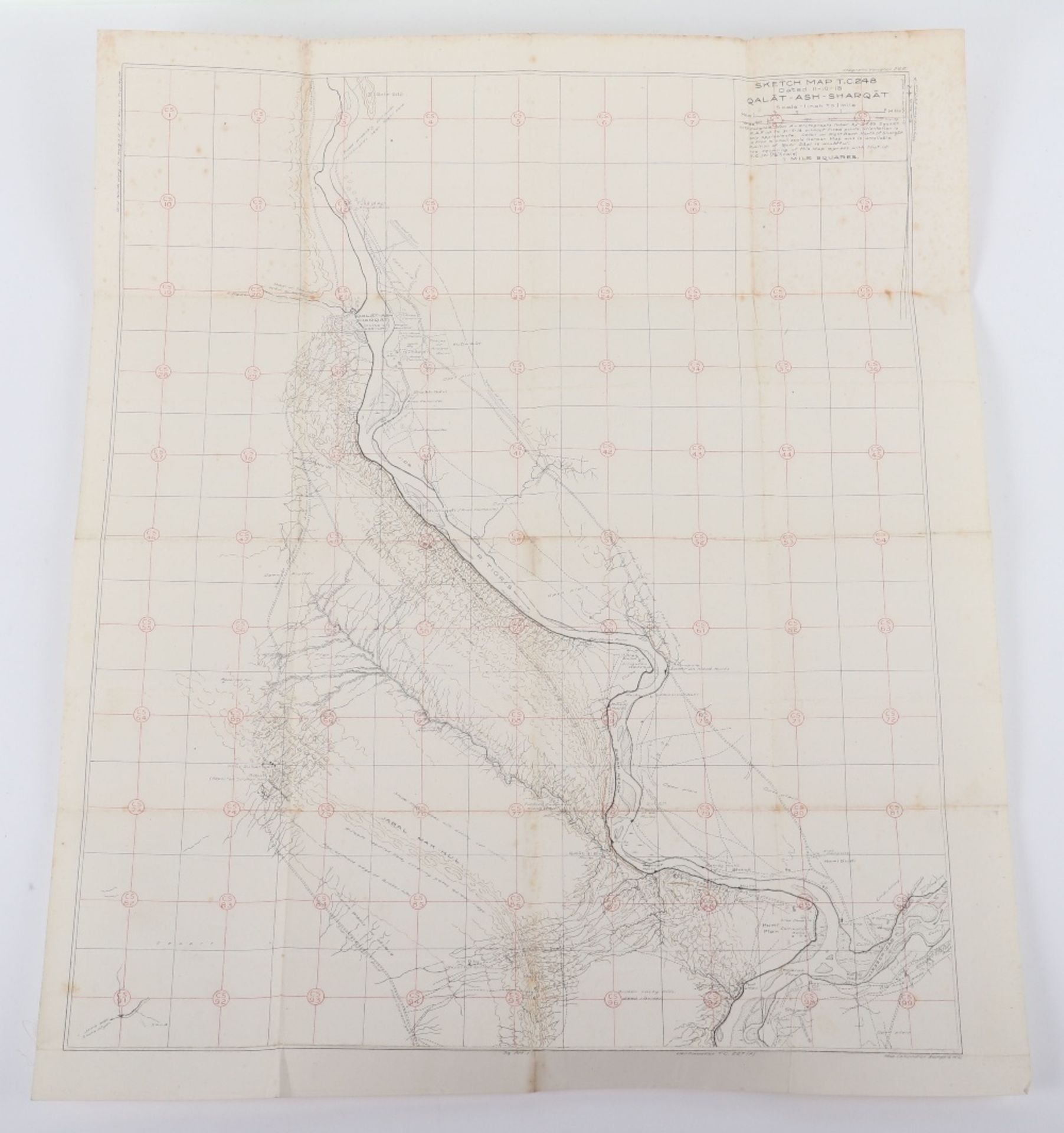 WWI Maps of Mesopotamia - Bild 7 aus 22