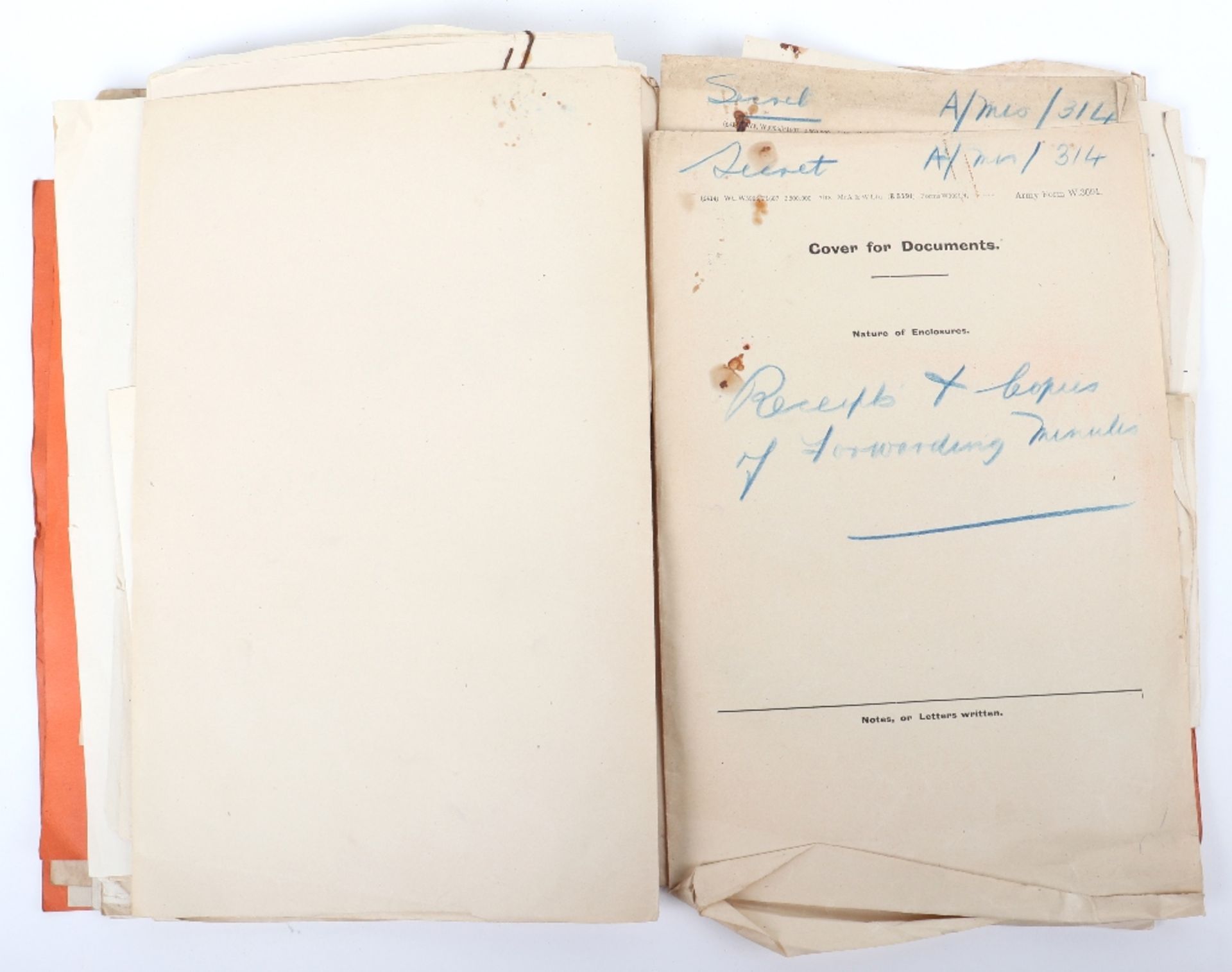 WWI British Army Files Relating to Ciphers (mainly 1920) - Image 9 of 11