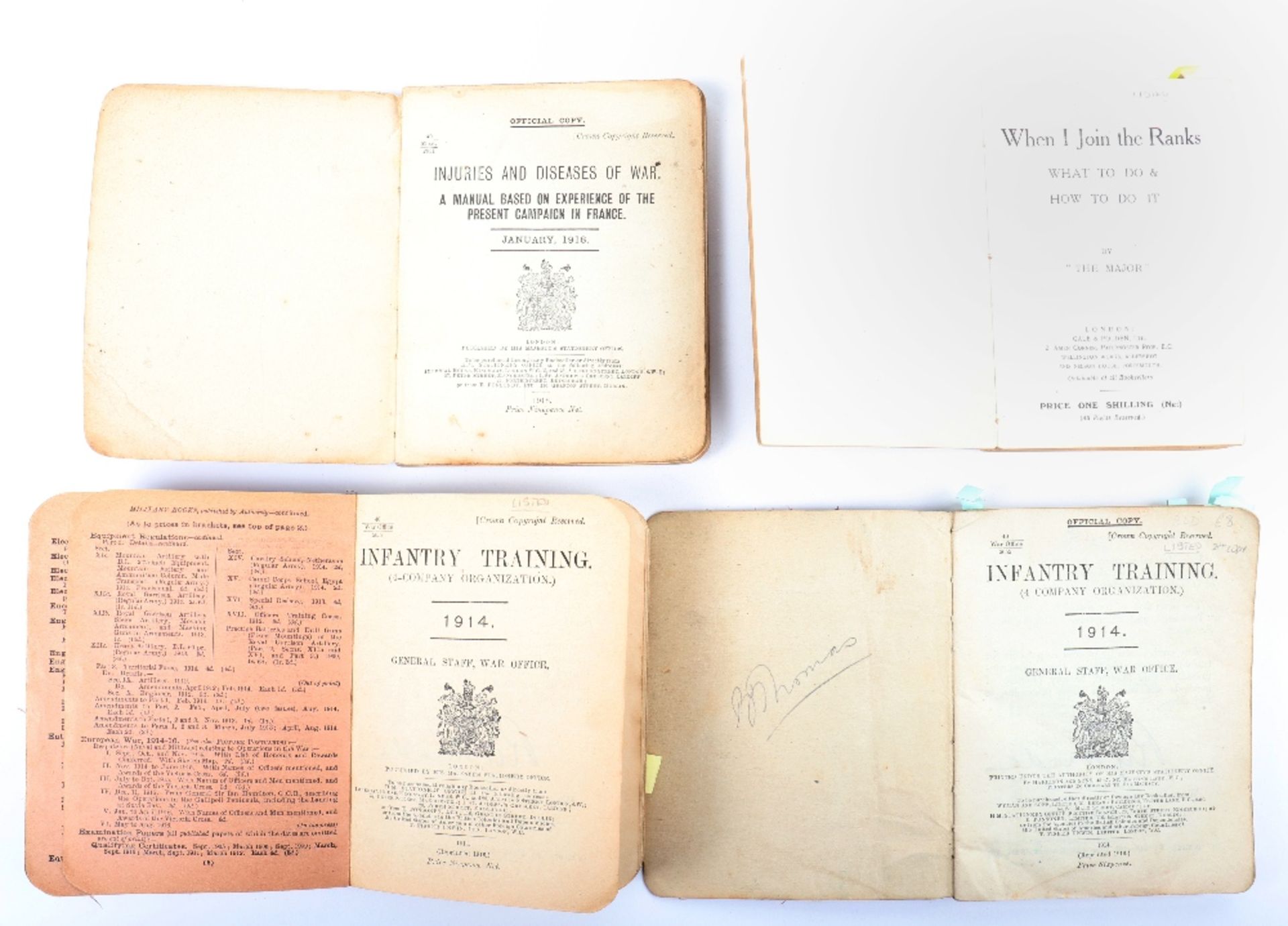 Collection of Early 20th Century Military Manuals - Bild 4 aus 4