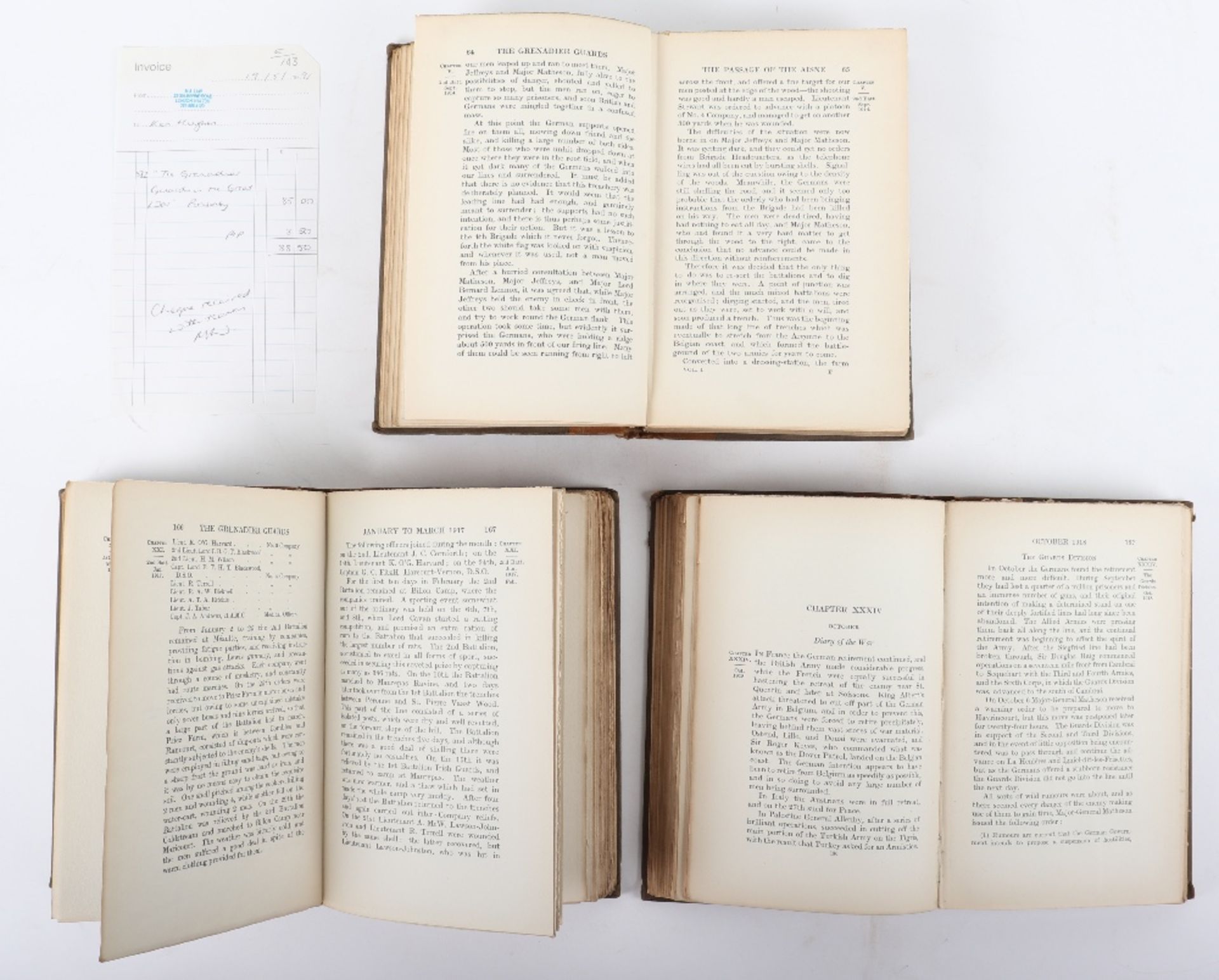 Three Volumes The Grenadier Guards in the Great War 1914-1918 - Image 3 of 4