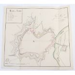 Signed Napoleonic Map