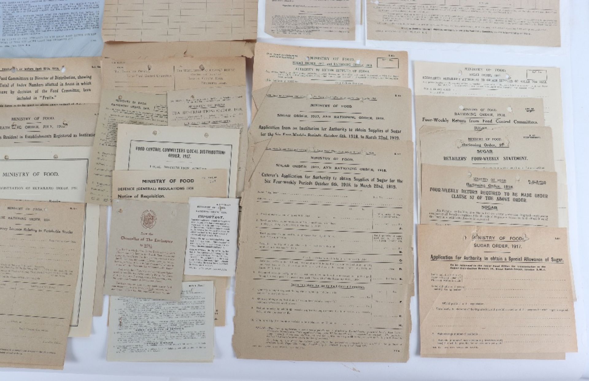 Collection of Interesting Official Forms, Applications etc Issued During World War One - Image 4 of 10