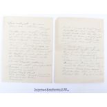 The Bombing of Bristol November 24th 1940, Handwritten Description of Raid