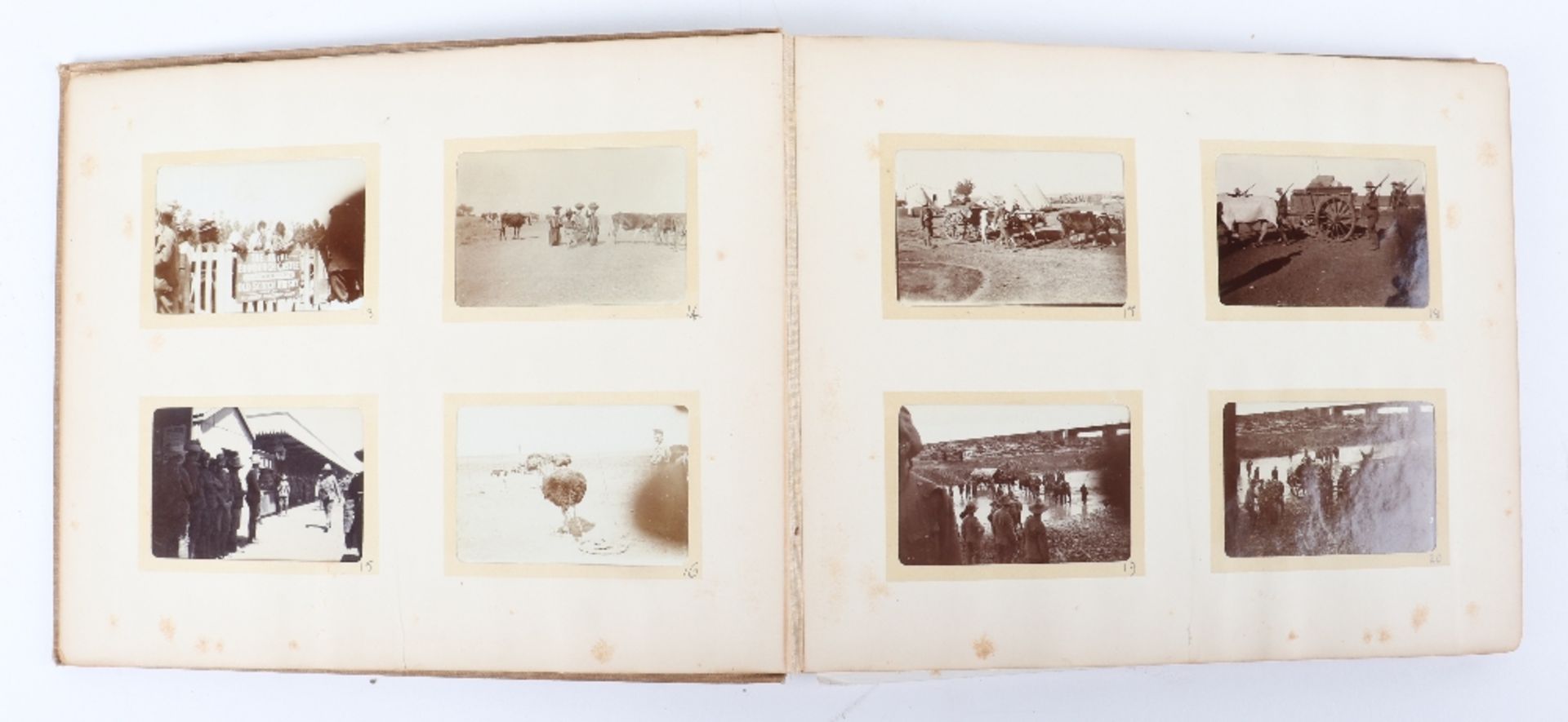 Interesting Boer War Photograph Album compiled by Sergeant F.C.Ager C.I.V (12 th Middlesex R.V.) - Bild 5 aus 20