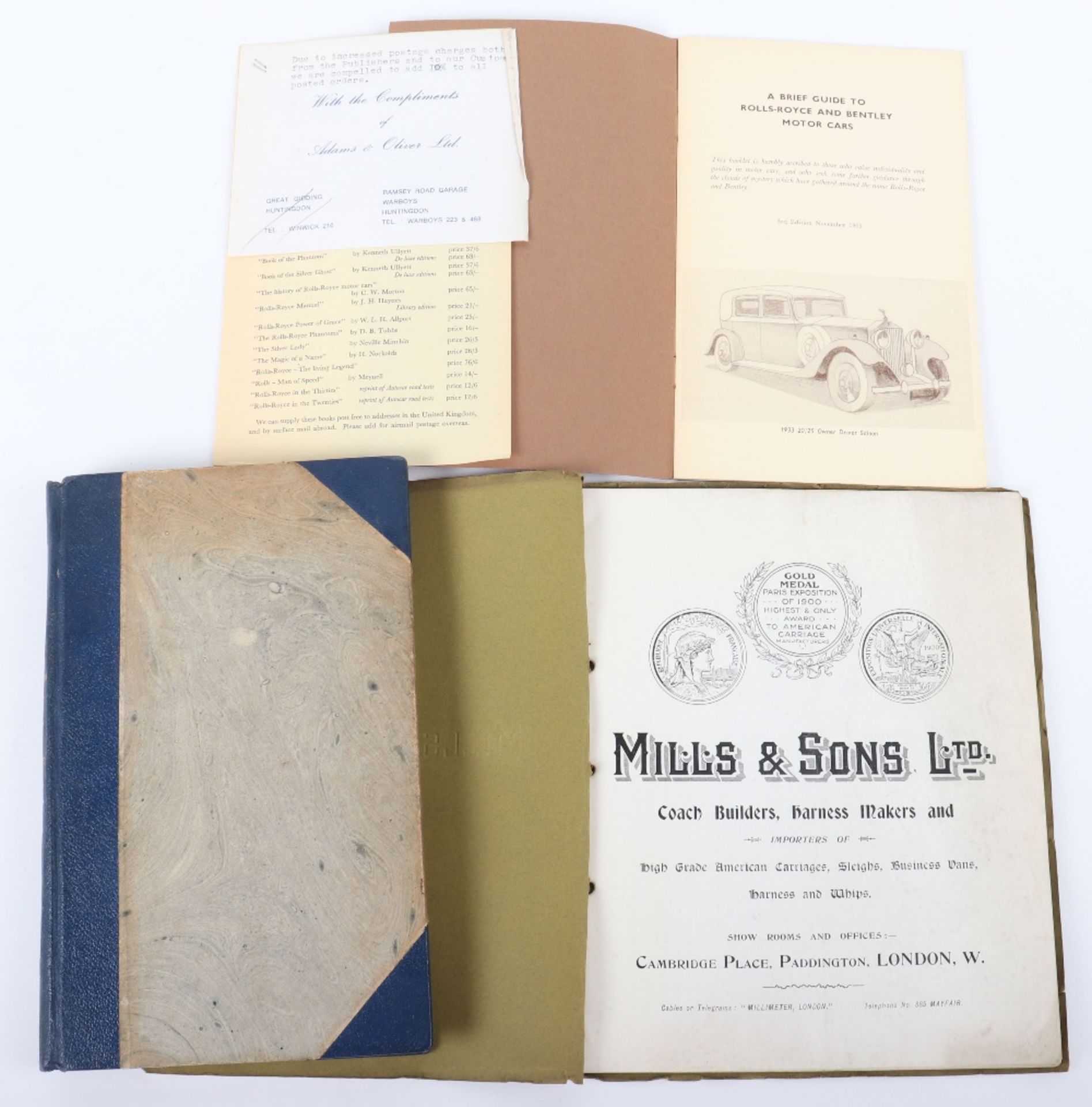 Unusual Coach Builders Catalogue, Mills & Sons Ltd. - Image 2 of 5