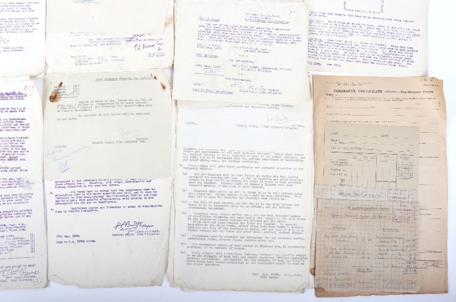 Original WWI Orders etc 20th Division - Image 4 of 7