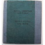 Royal Canadian Flying Log Book Log Book to Flt Lt. W.T.Fuller No 270/190/205 & 279 Squadrons