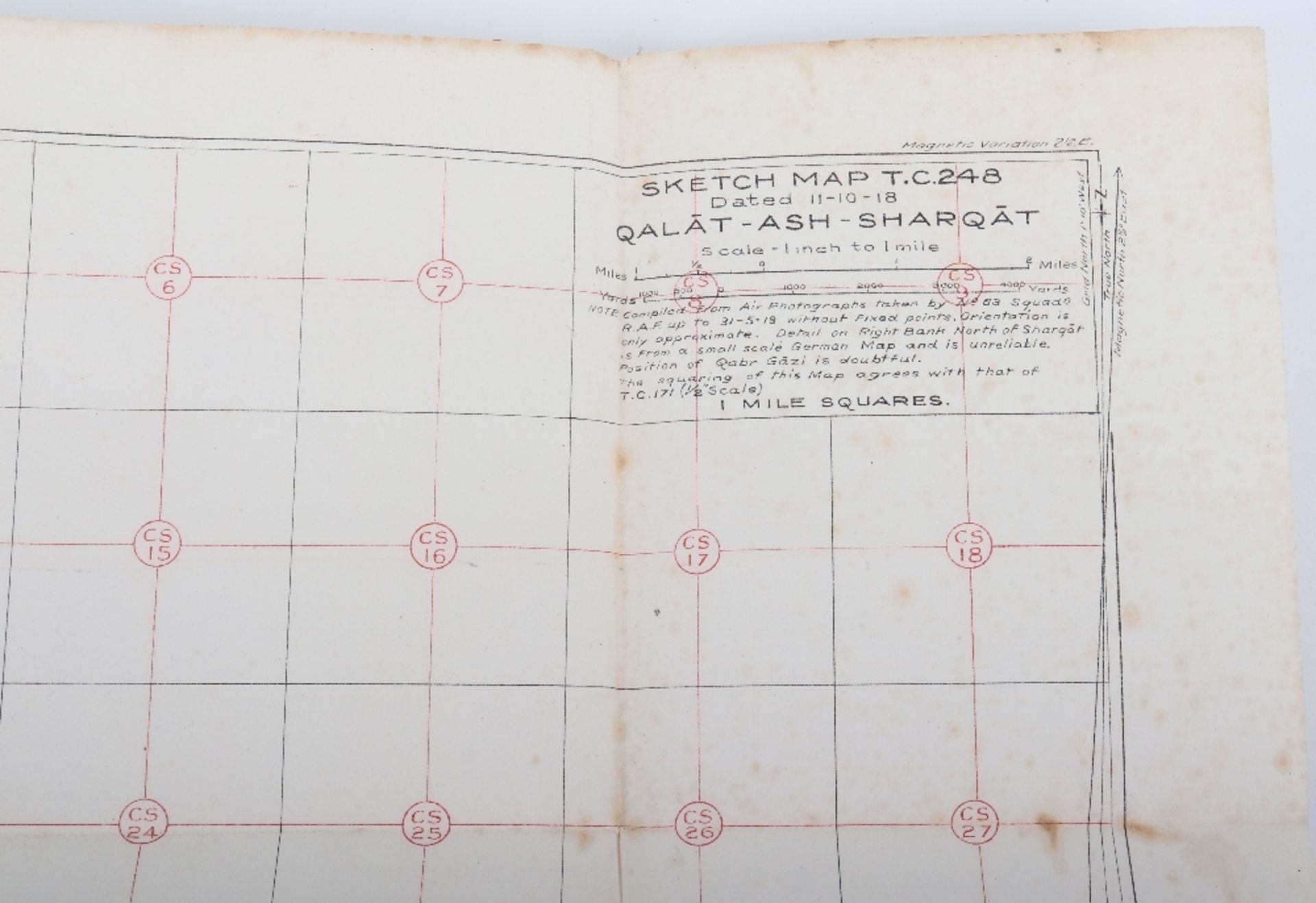 WWI Maps of Mesopotamia - Bild 8 aus 22