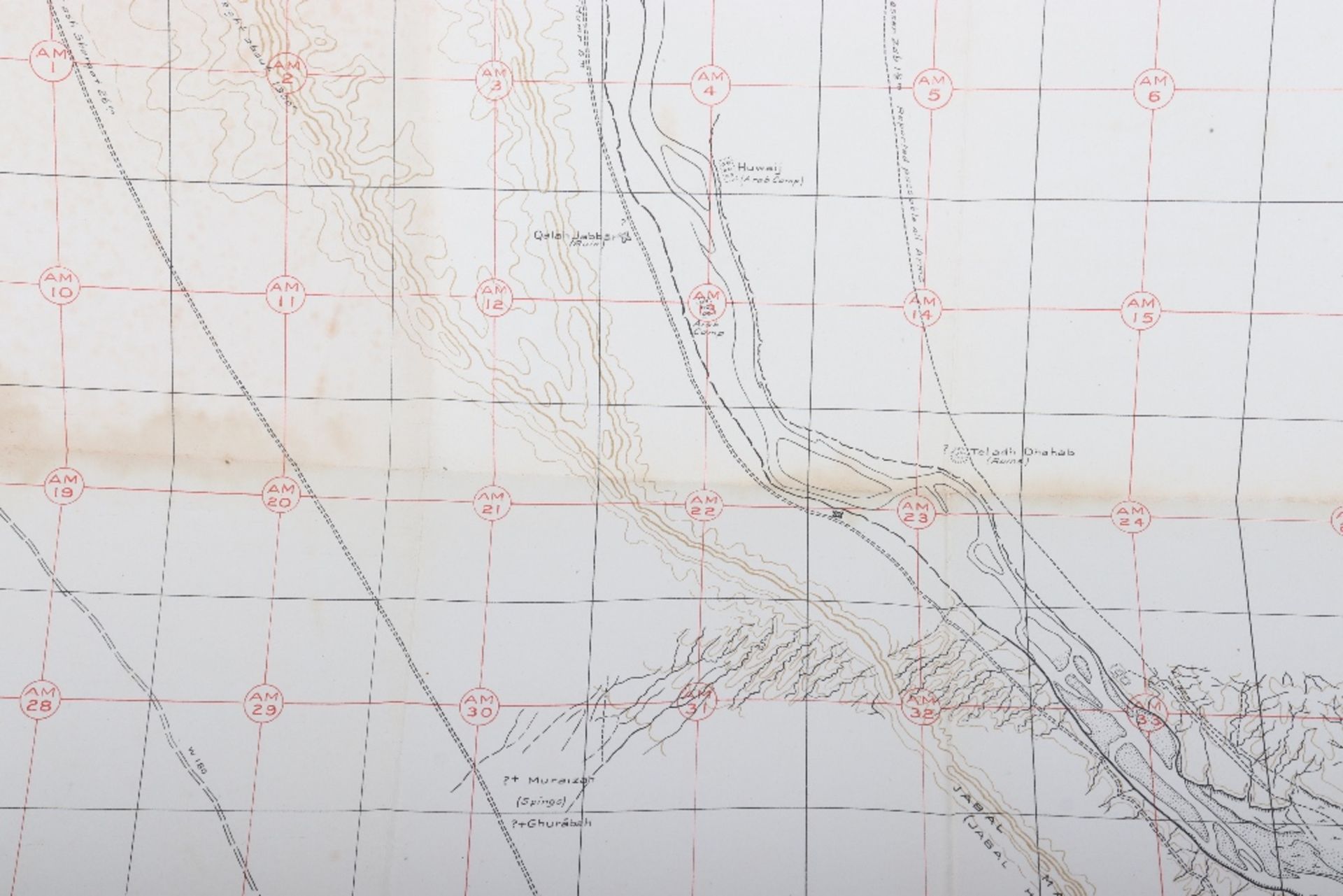WWI Trench Linen Maps of Mesopotamia - Bild 16 aus 21