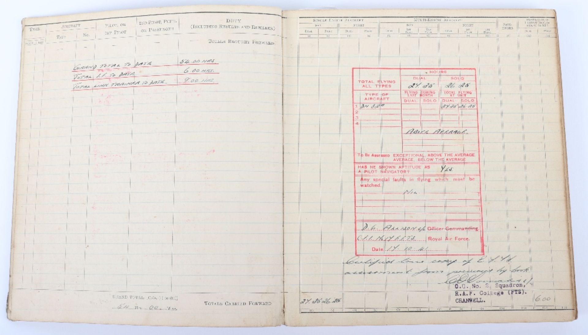 Interesting Collection to RAF Flight Lieut, later Squadron Leader, J.T.Hutton - Bild 42 aus 52