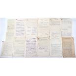 Original WWI Orders etc 20th Division