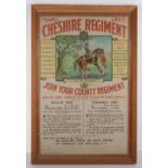 Cheshire Regiment Recruitment Poster