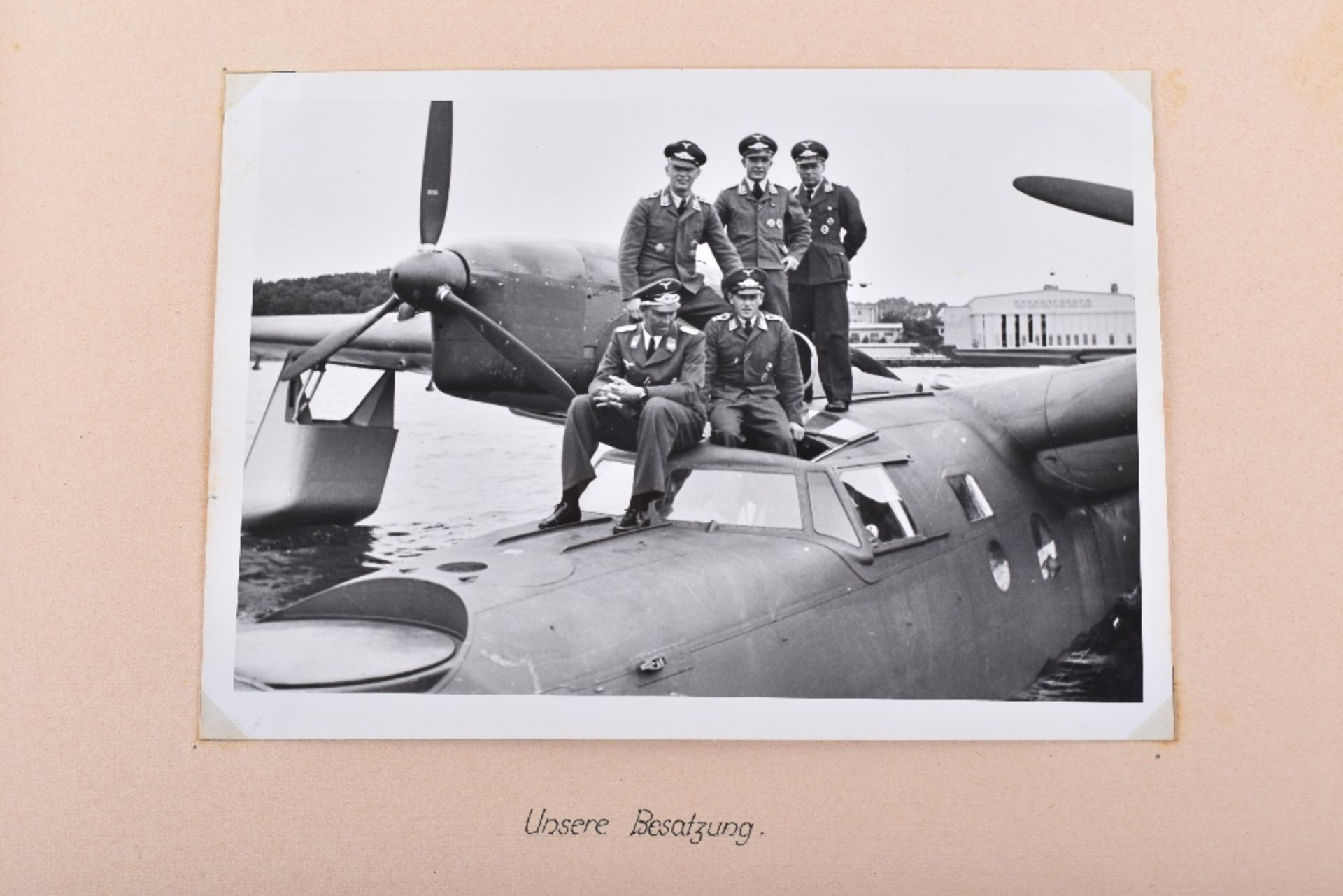 Outstanding and Historically Interesting Luftwaffe Photograph Album, Log Book and Soldbuch of Observ - Image 41 of 96