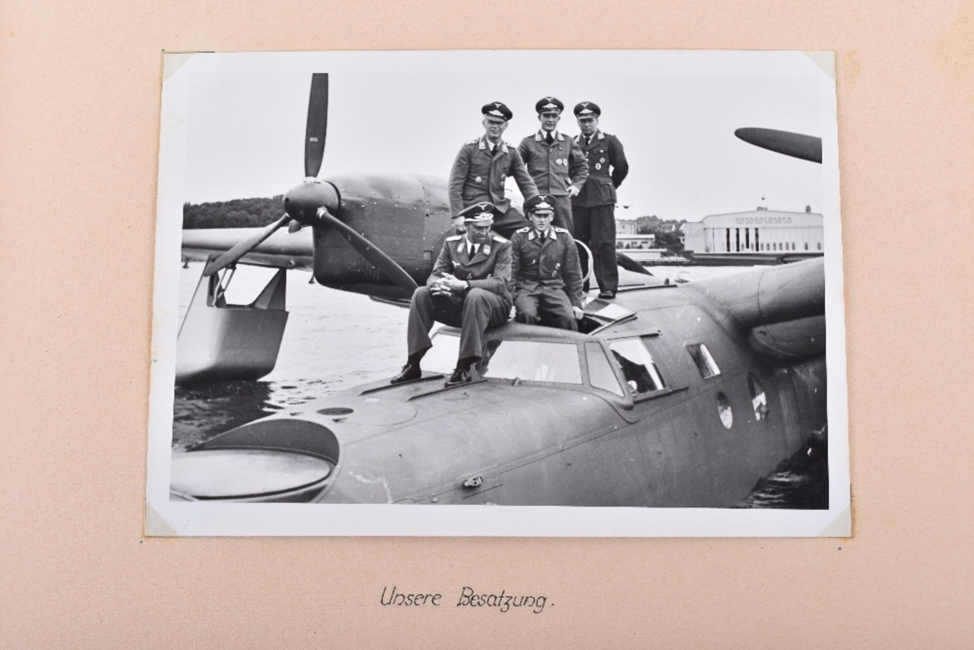 Outstanding and Historically Interesting Luftwaffe Photograph Album, Log Book and Soldbuch of Observ - Bild 41 aus 96