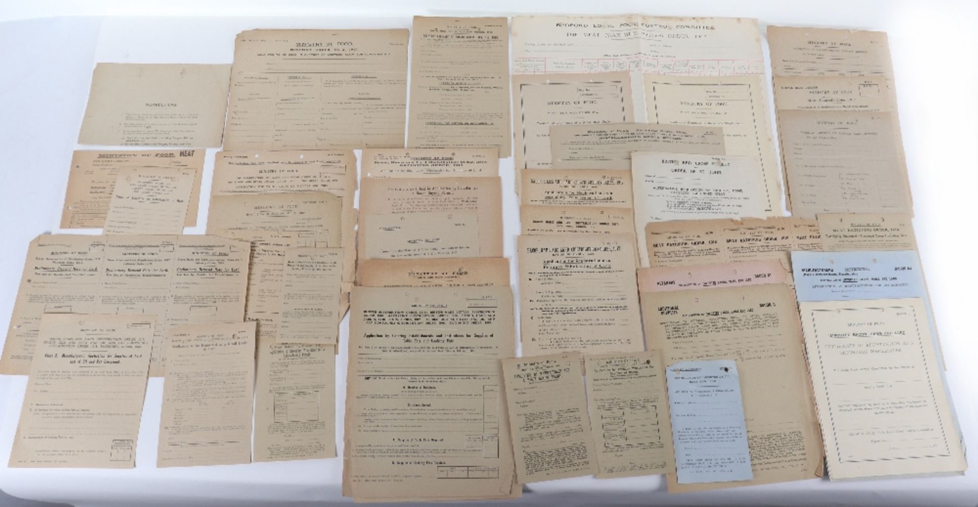 Collection of Interesting Official Forms, Applications etc Issued During World War One - Bild 6 aus 10