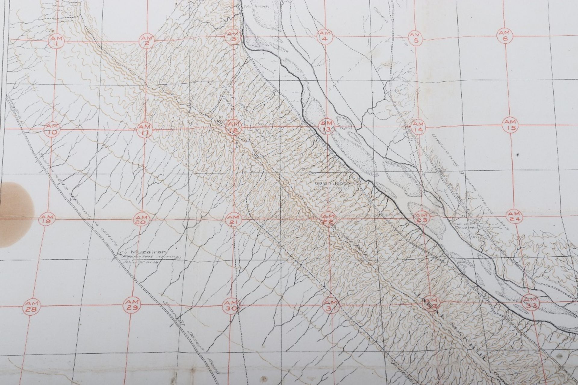 WWI Trench Linen Maps of Mesopotamia - Bild 20 aus 21
