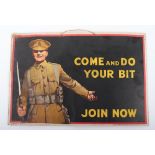 WW1 Parliamentary Recruiting Committee Recruiting Card Poster No 107