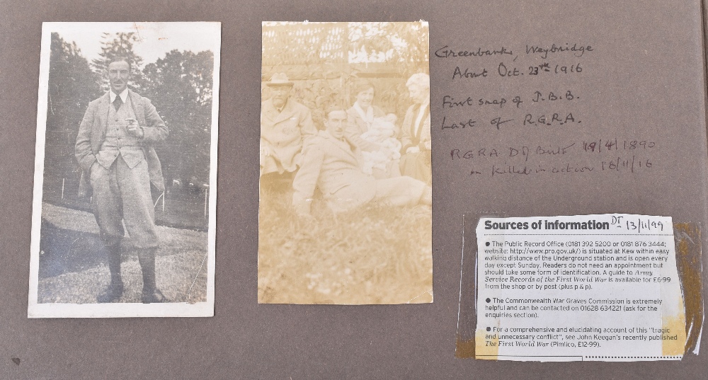 Important Royal Flying Corps Photograph Album for Second Lieutenant Richard Gerrard Ross Allen, late - Image 5 of 14