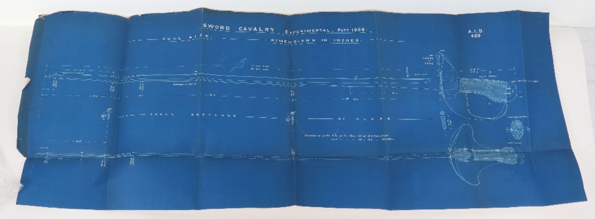 Original Sword and Edged Weapon Blue Prints etc - Image 2 of 9