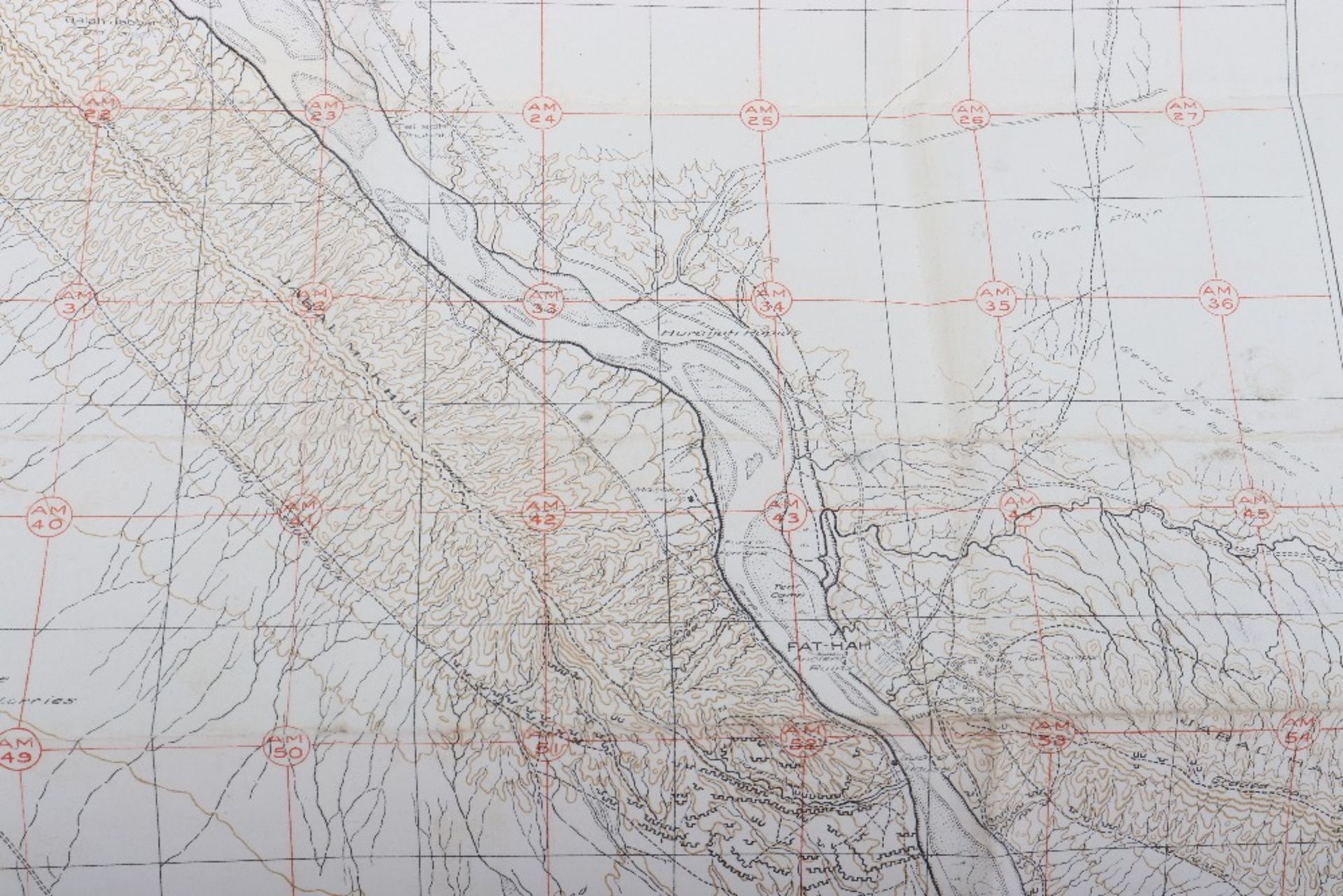 WWI Trench Linen Maps of Mesopotamia - Bild 21 aus 21