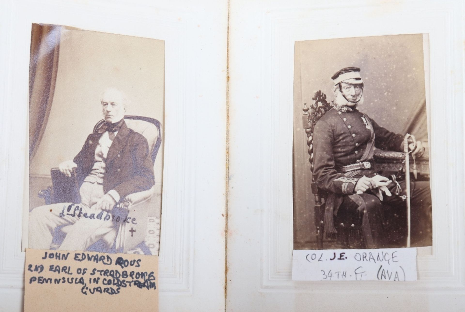 Carte de Visite Album with Military Personalities - Bild 6 aus 12