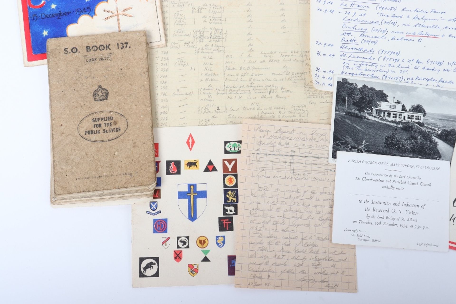 Highly Important and Extremely Comprehensive D-Day Archive of Ephemera and Photographs to Lieutenant - Image 94 of 113