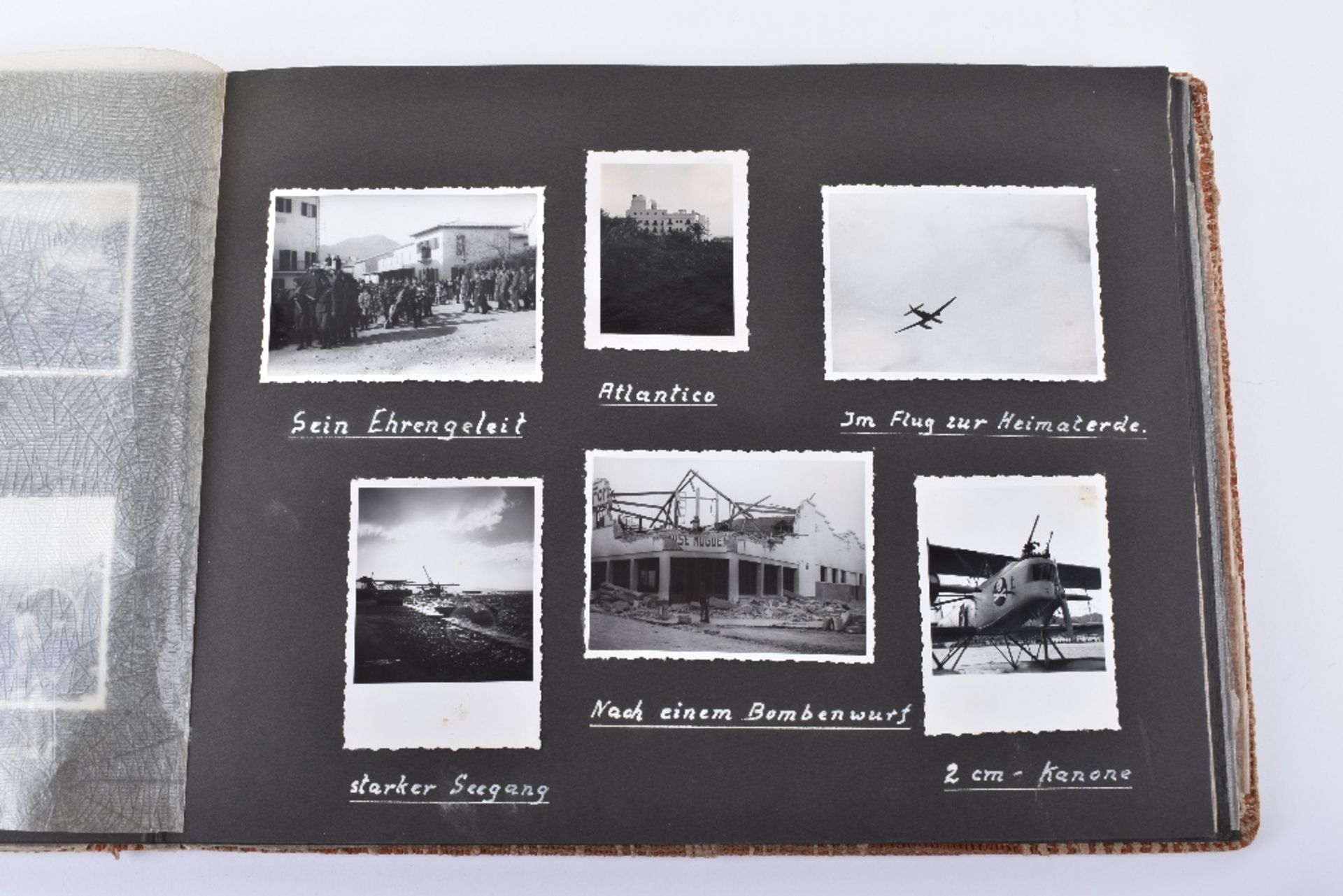 Outstanding and Historically Interesting Luftwaffe Photograph Album, Log Book and Soldbuch of Observ - Bild 23 aus 96