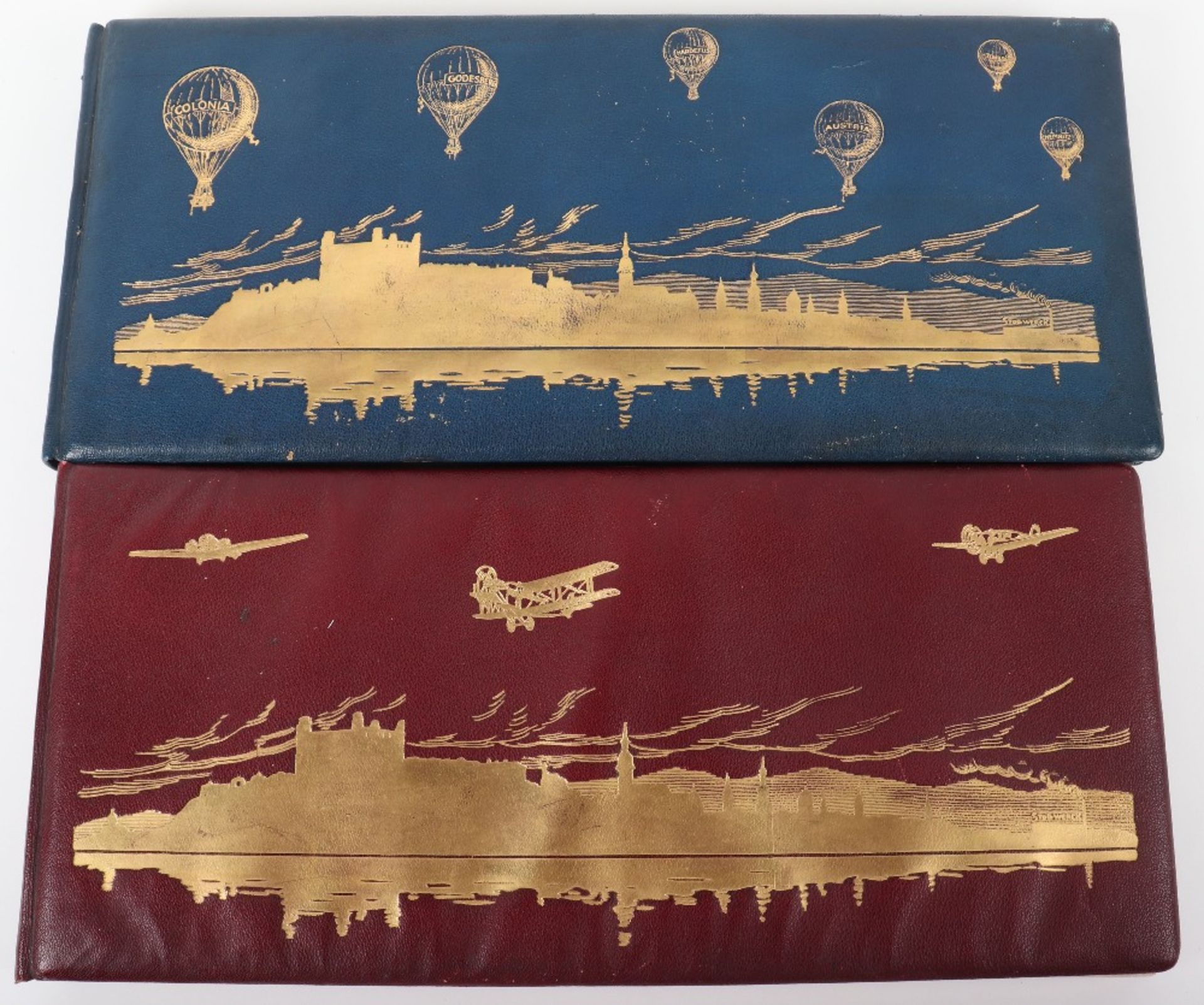 Substantial and Unusual "Log Book" of a Balloon Flight Across Europe in 1928 by Gustav P. Stollwerc