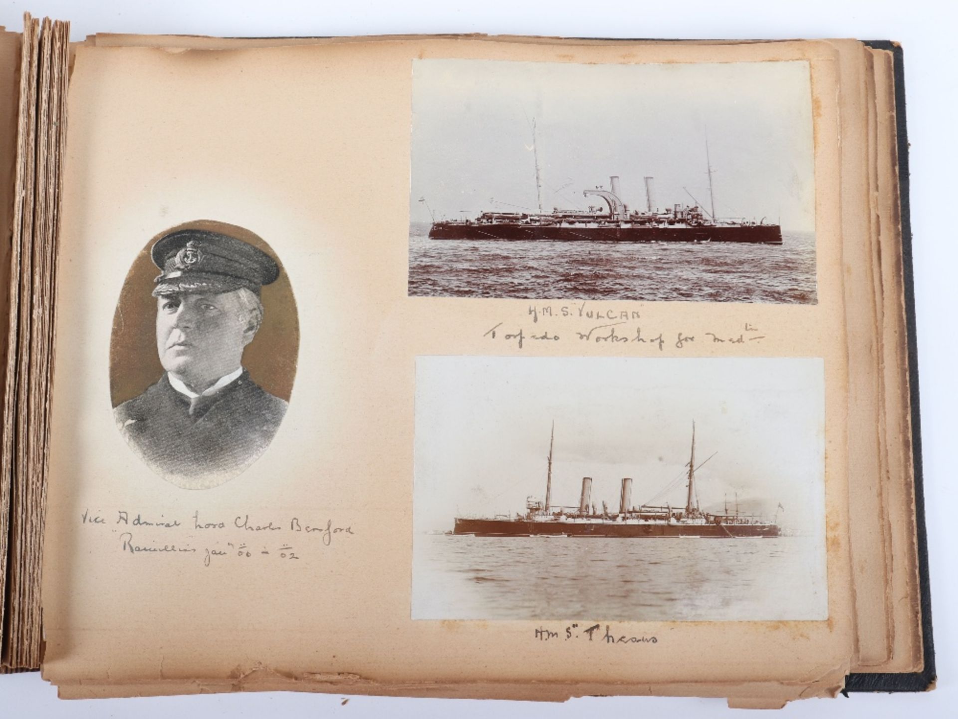 Excellent Photograph Album Providing Details of the Naval Career of Admiral Gerald Walter Russell R. - Bild 9 aus 47