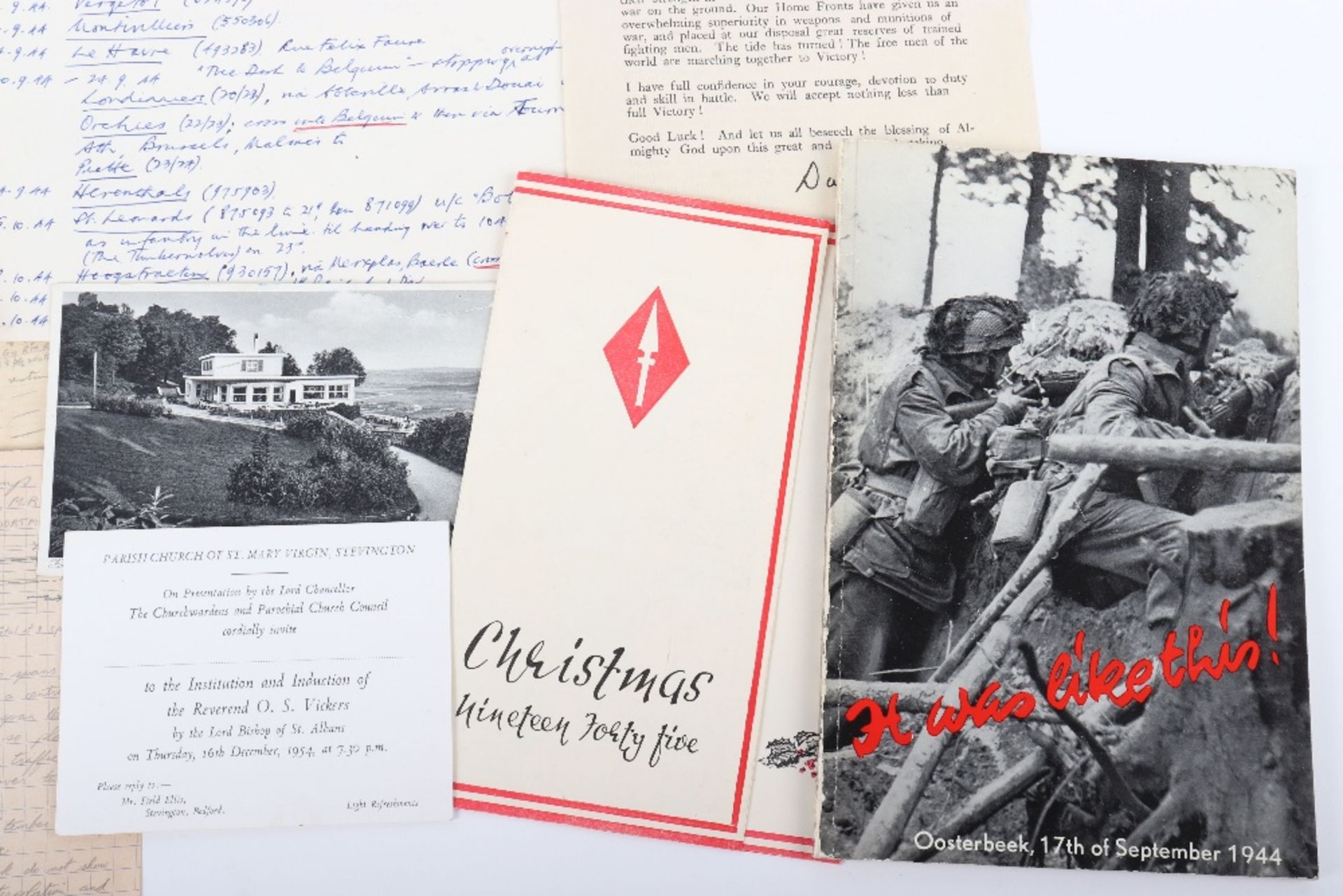 Highly Important and Extremely Comprehensive D-Day Archive of Ephemera and Photographs to Lieutenant - Image 93 of 113