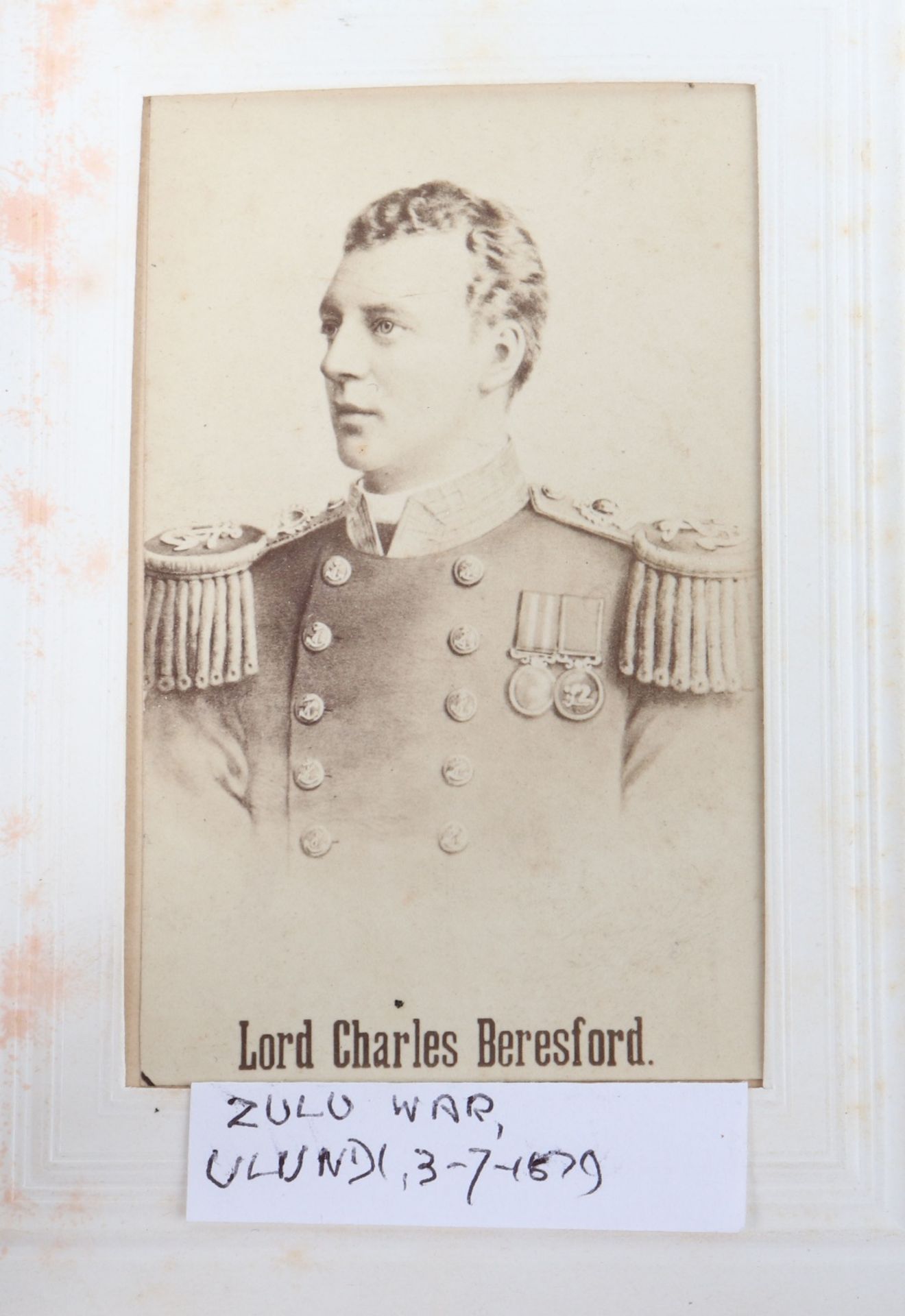 Carte de Visite Album with Military Personalities - Bild 3 aus 12